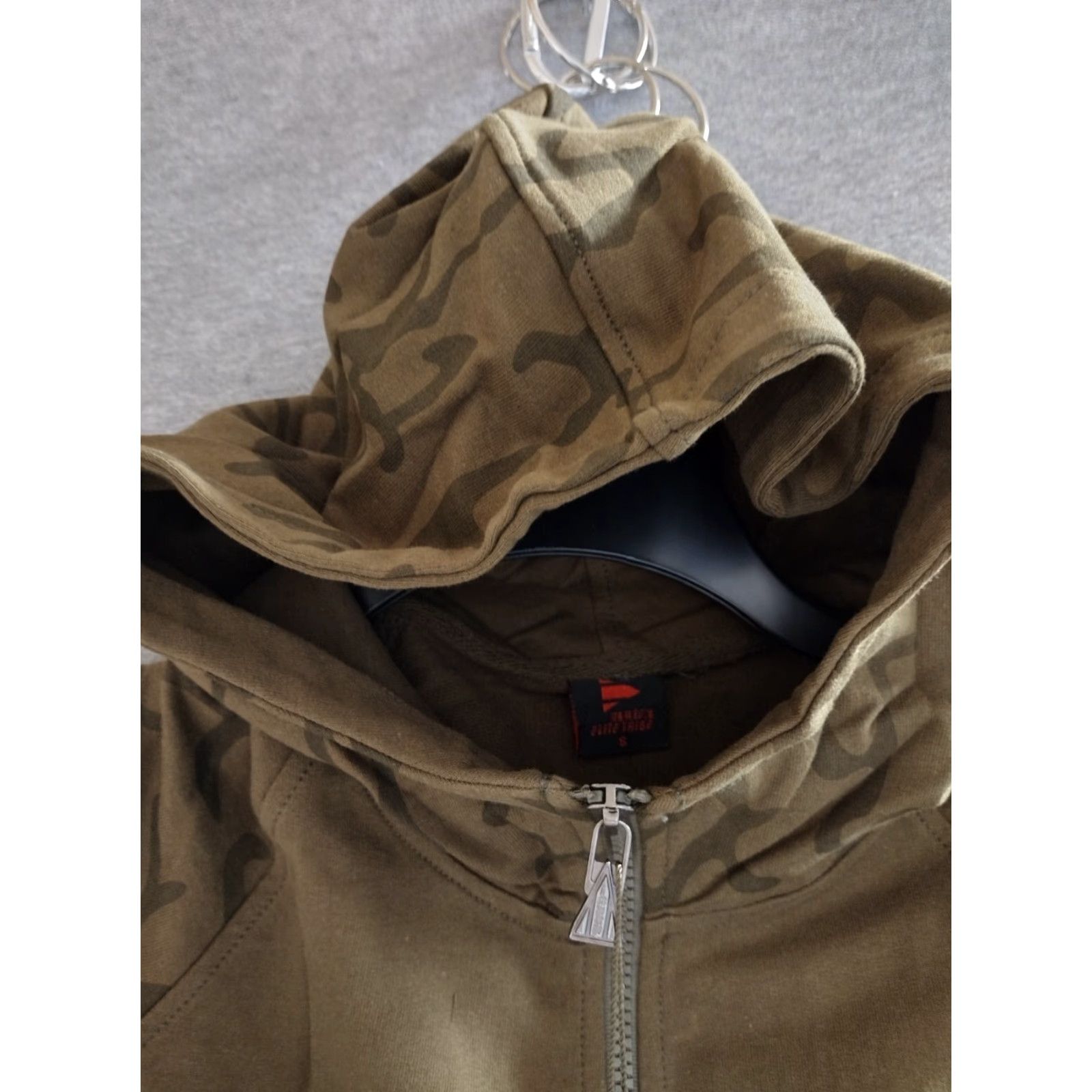 Vintage Elite Tribe Military Camo Long Sleeve Full Zip Hoodie Sweatshirt Size S Size US S / EU 44-46 / 1 - 3 Thumbnail