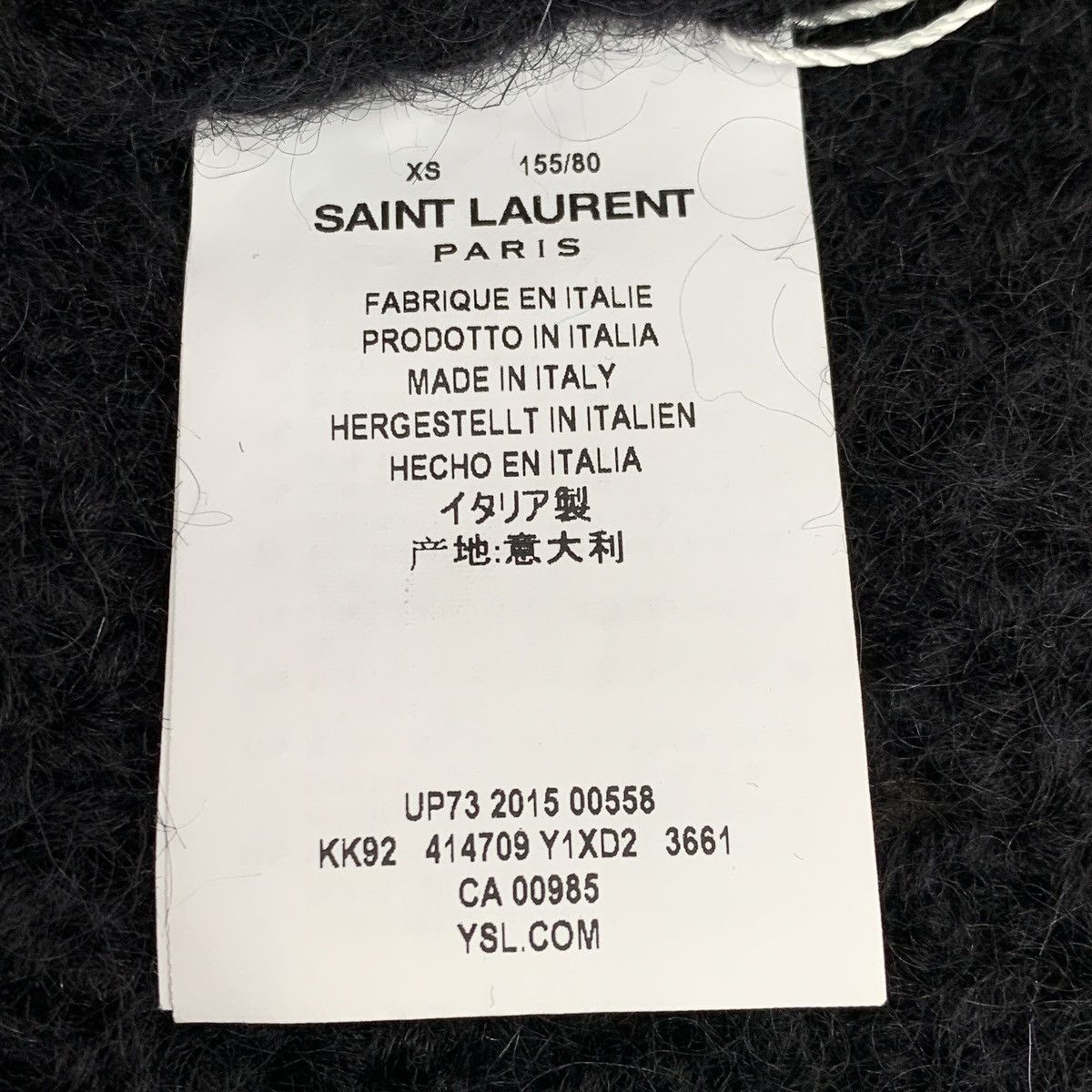 Saint Laurent Paris Saint Laurent Mohair Long Sleeve Knit Cardigan Coat K26WX Size XS / US 0-2 / IT 36-38 - 7 Thumbnail