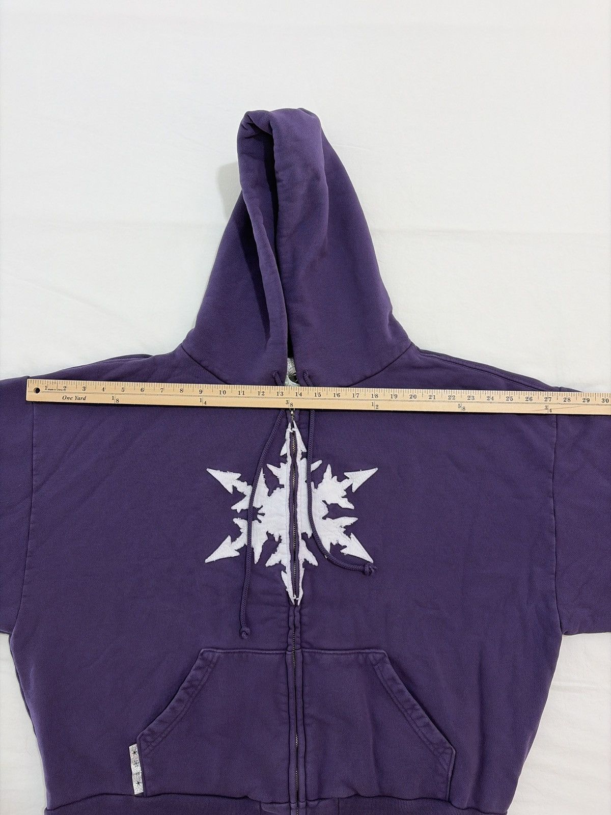 Siberia Hills Siberia Hills PURPLE SNOWFLAKE APPLIQUÉ ZIP HOODIE Size US M / EU 48-50 / 2 - 16 Thumbnail