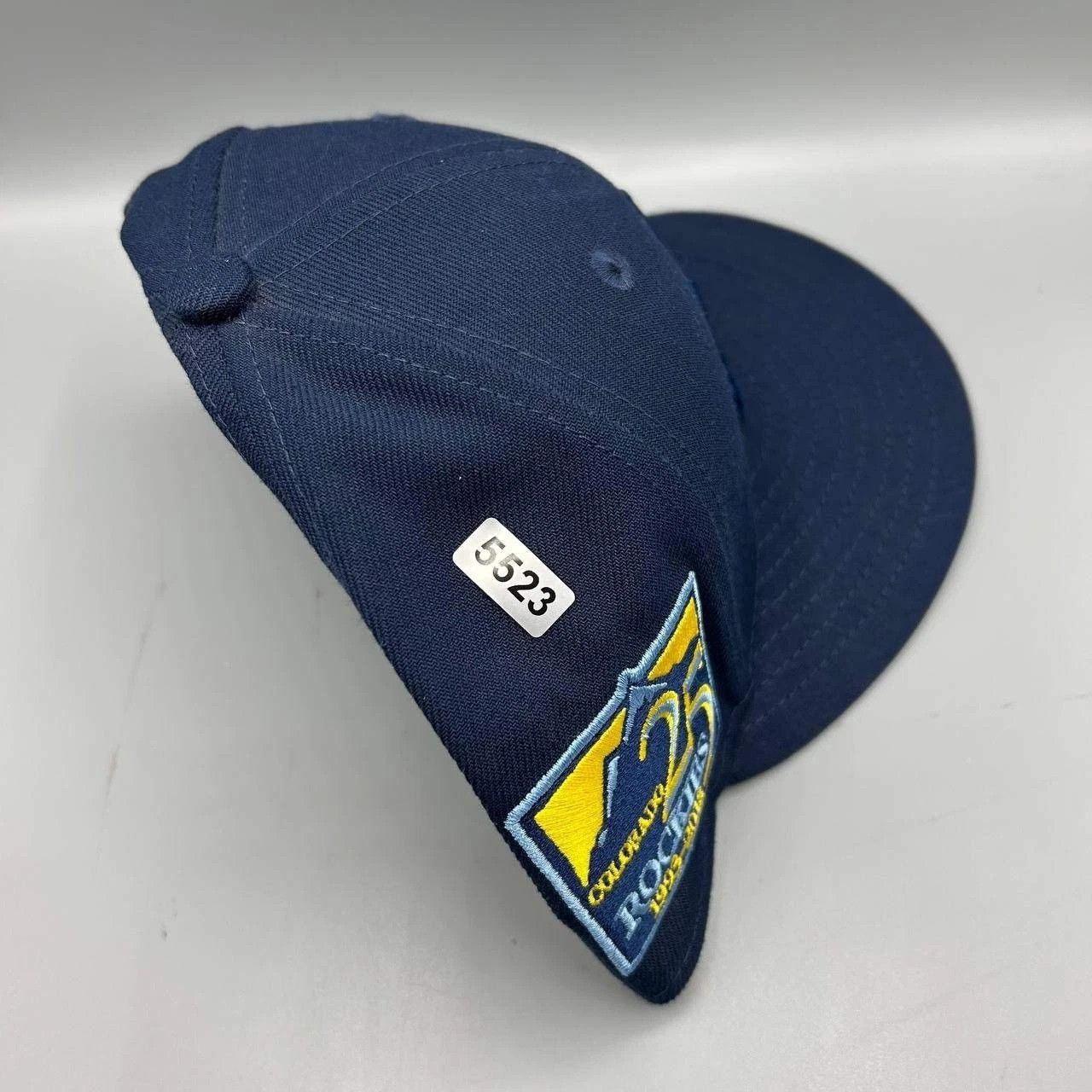 New Era Colorado Rockies Hat Men 7 3/8 Blue MLB Fitted Cap Size ONE SIZE - 9 Thumbnail