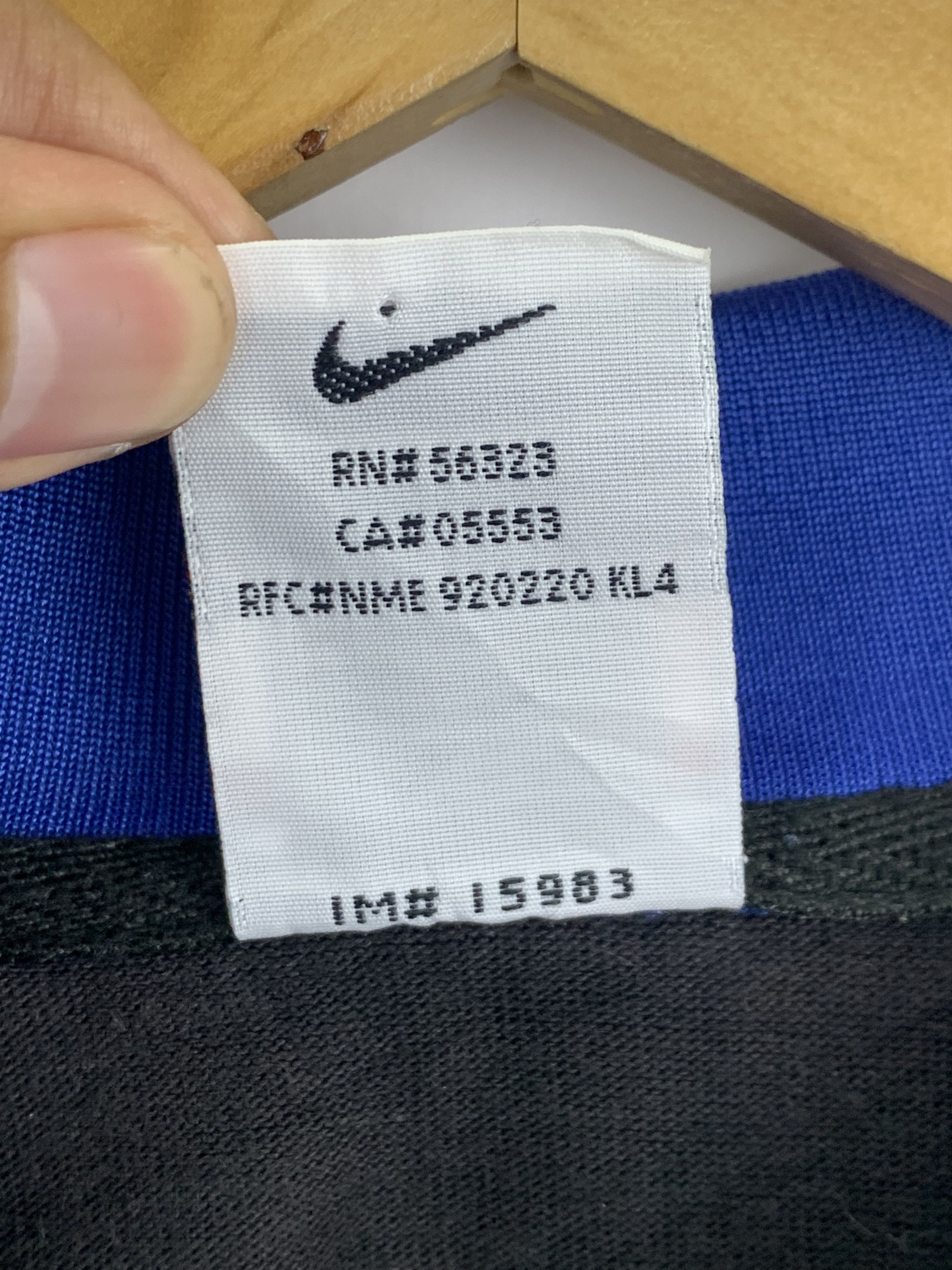 Vintage Vintage 90s Nike Swoosh Half Zipper Tee TA0106 Size US L / EU 52-54 / 3 - 6 Thumbnail