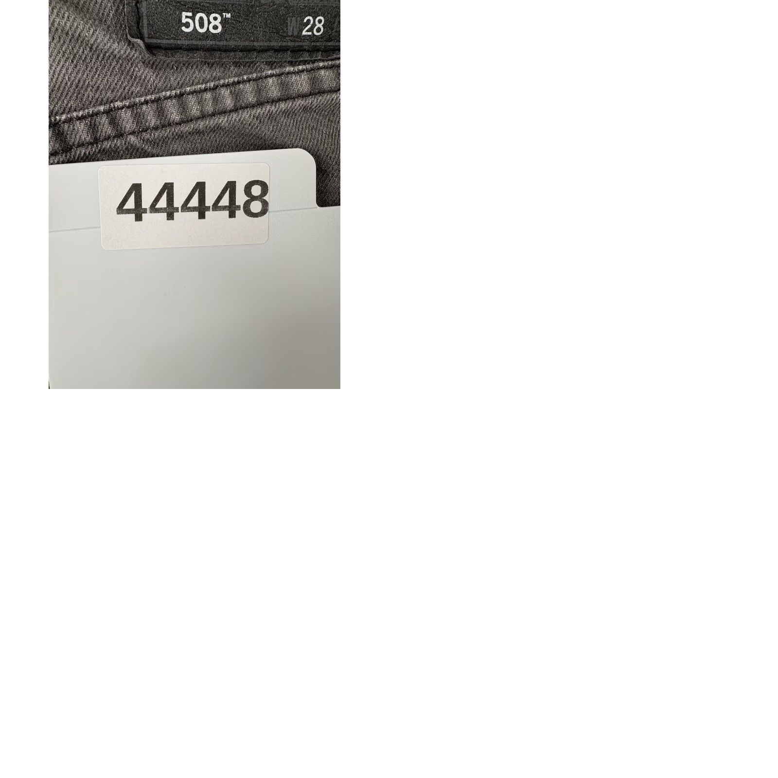 Levi's Levi's Jeans Mens 28x30 Gray Regular Tapered Leg 508 Denim 5-Pocket Zip Fly Belt Loops Size US 28 / EU 44 - 9 Thumbnail