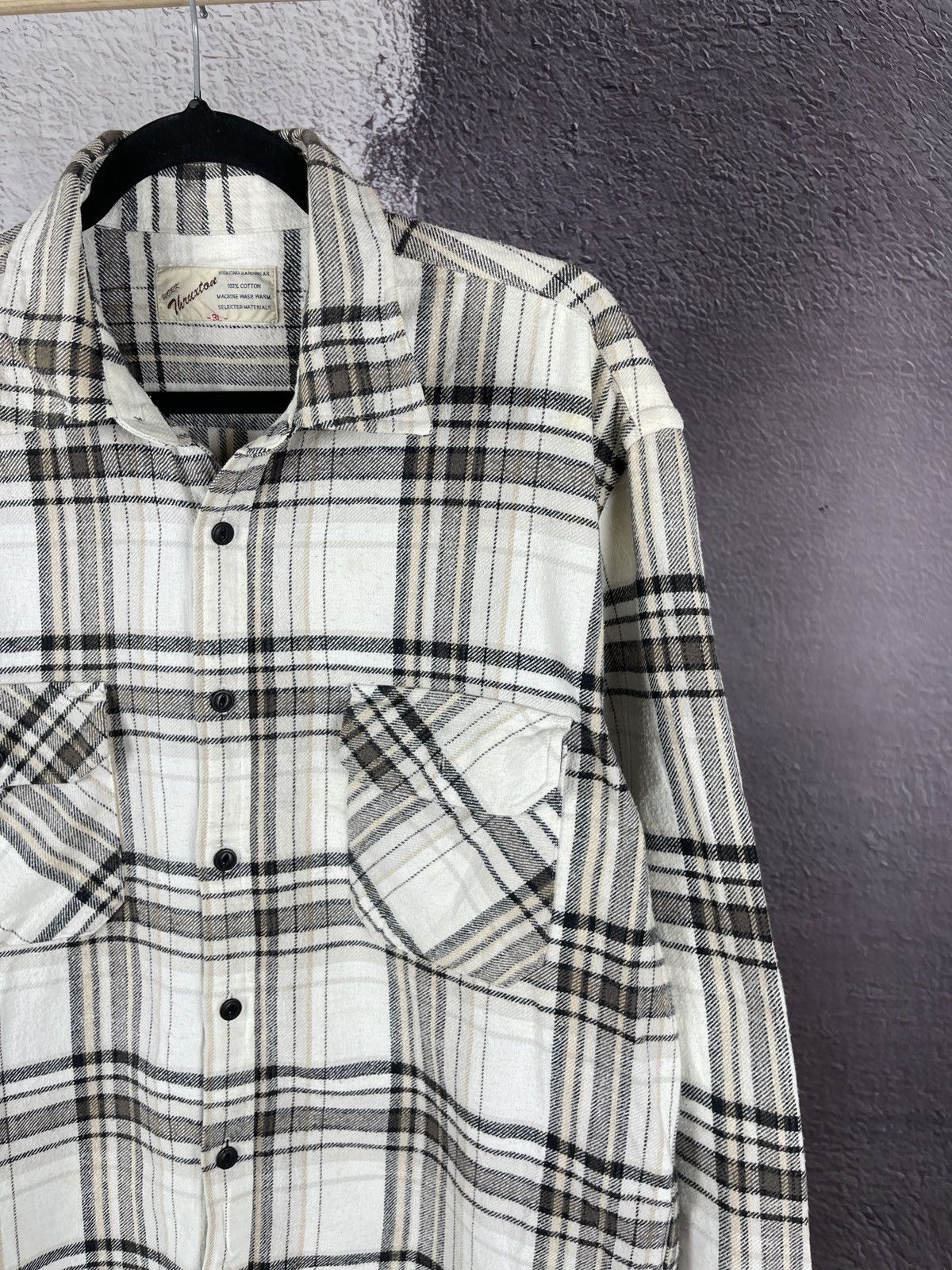 Flannel × Japanese Brand Thruxton Work checkered flannel Japanese ls shirt Size US XL / EU 56 / 4 - 7 Thumbnail