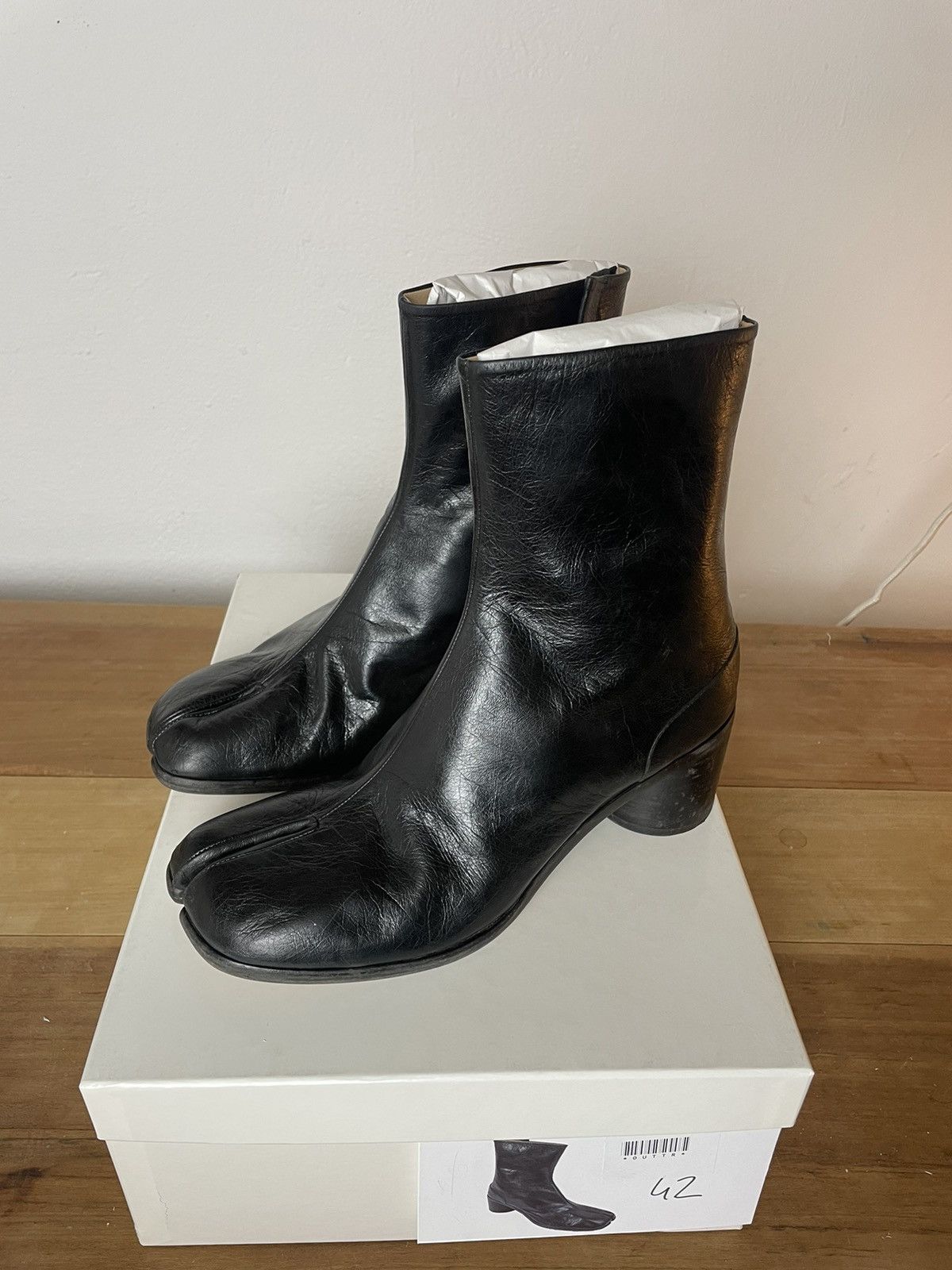 Maison Margiela Maison Margiela Tabi Ankle Boots - Vintage Black ...