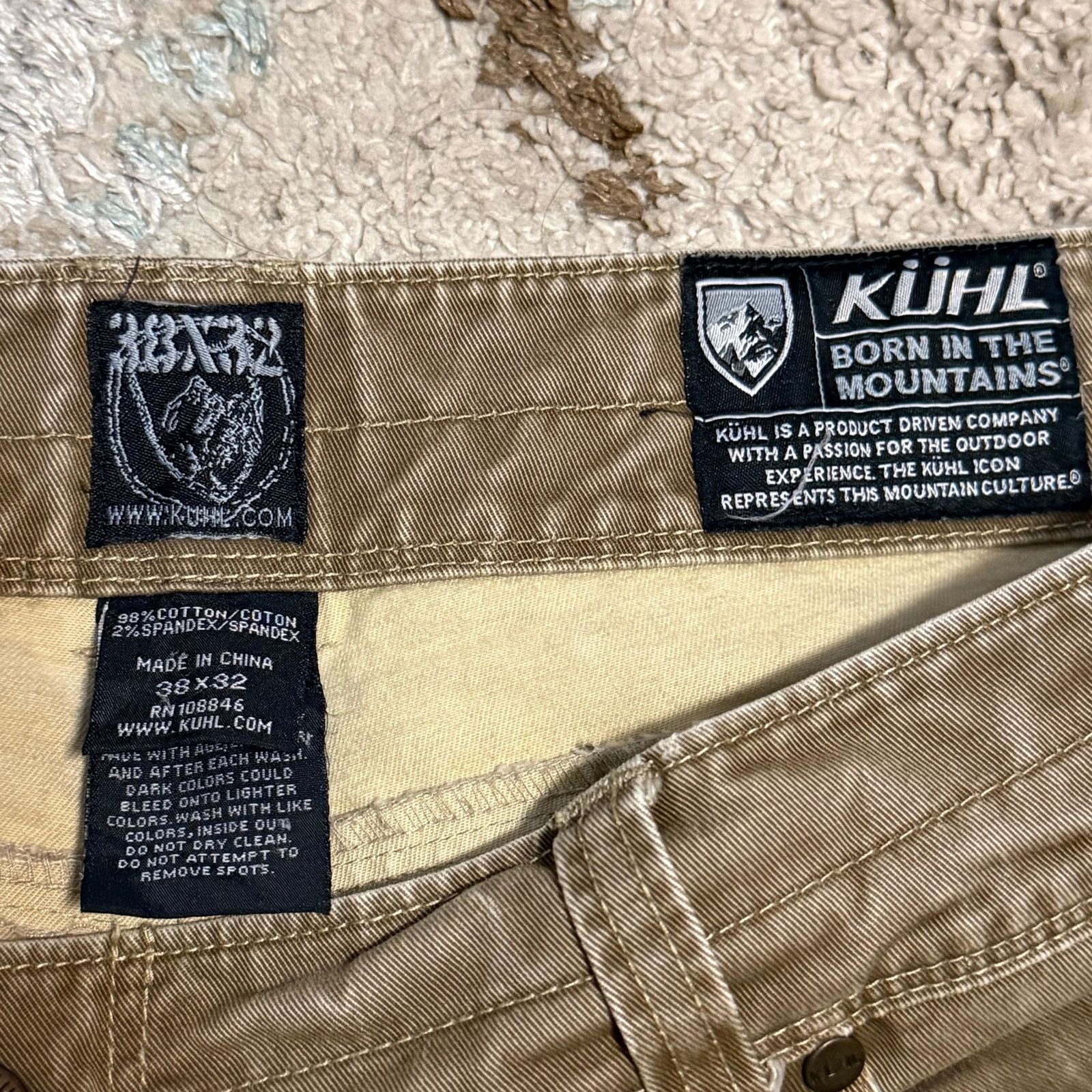 Kuhl Kuhl Mens Rydr Hiking Pants Size 38x32 Khaki/Tan Outdoors Size US 38 / EU 54 - 6 Thumbnail