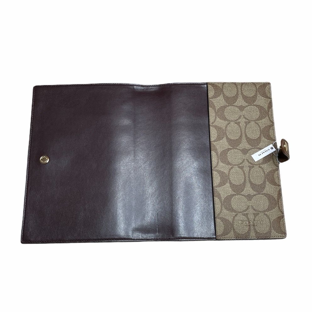 Coach Coach Notebook in Signature Canvas w/ Leather Lined Pages Size ONE SIZE - 7 Thumbnail