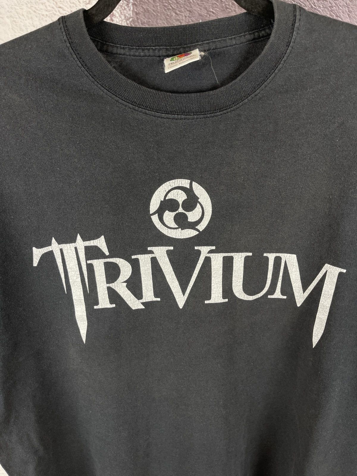 Band Tees FotL Trivium vintage y2k European tour tee shirt rare Size US L / EU 52-54 / 3 - 6 Thumbnail