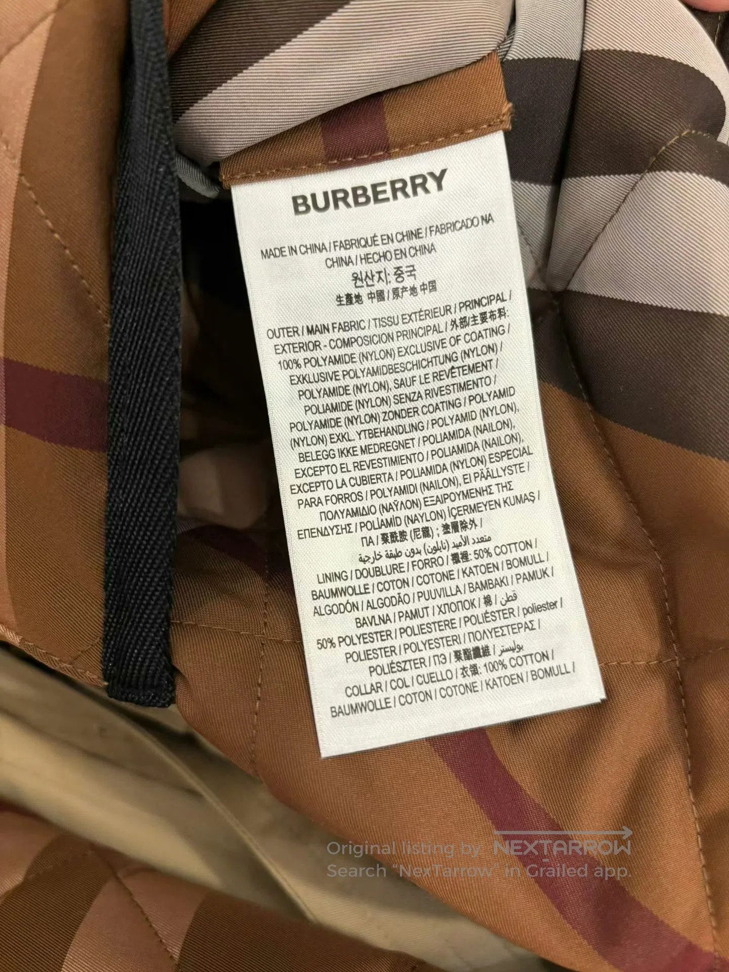 Burberry burberry quilted check cotton jacket size s. Size S / US 4 / IT 40 - 5 Thumbnail