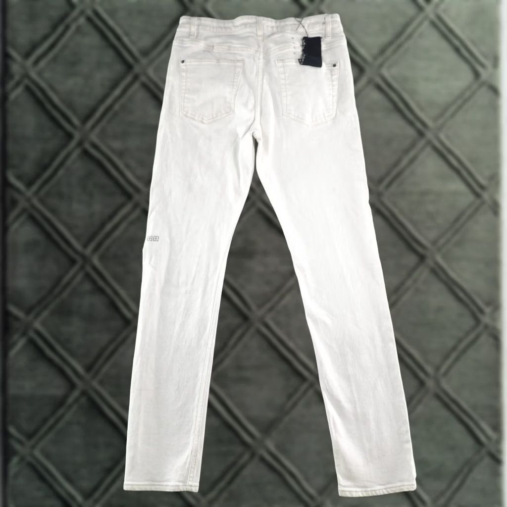 Ksubi ksubi Jeans Mens 33X31 White Skinny Slim Fit Denim Shirt? Size US 33 - 1 Thumbnail