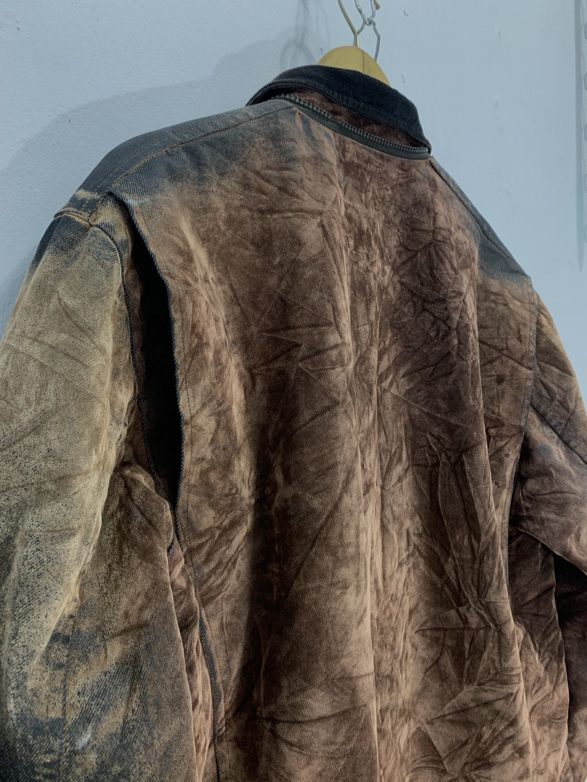 In The Attic IN THE ATTIC PAINT SPLASH PUNK STYLE CORDUROY DENIM JACKET Size US L / EU 52-54 / 3 - 6 Thumbnail