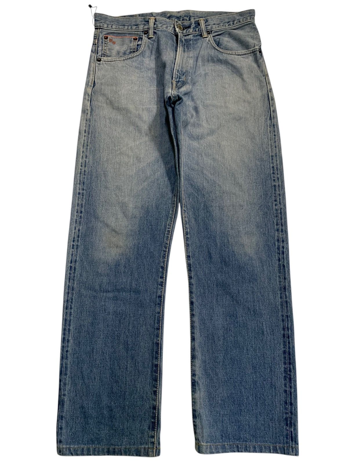 Japanese Brand VINTAGE EDWIN SELVEDGE 505Z JAPANESE FADED DISTRESSED DENIM Size US 34 / EU 50 - 1 Thumbnail