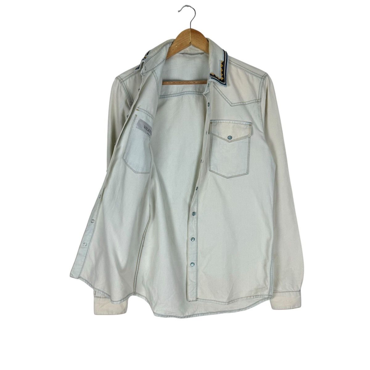 Valentino 🌟VALENTINO WESTERN FLANNEL BUTTON SHIRT Size US S / EU 44-46 / 1 - 7 Thumbnail