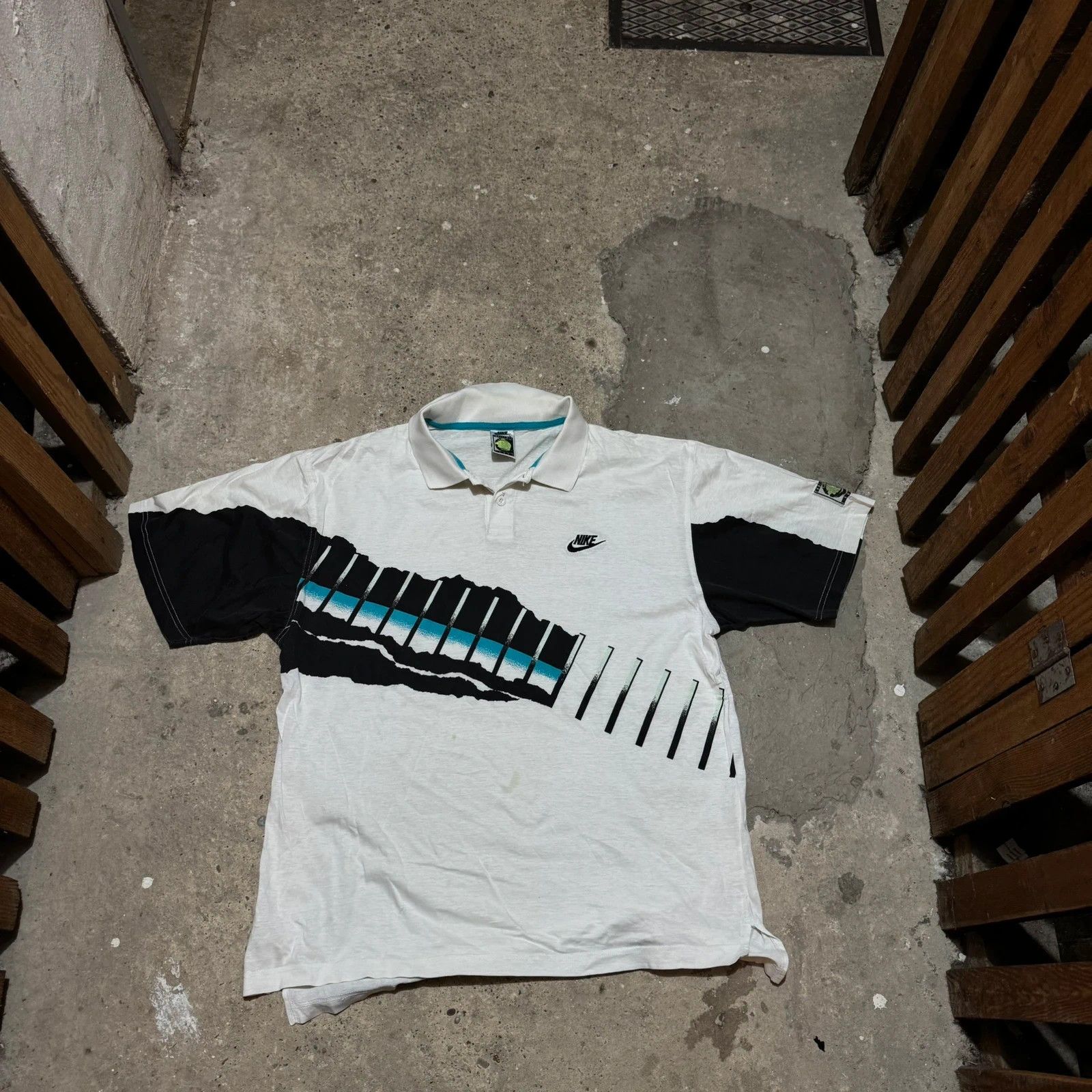 Nike Vintage nike Challenge court 90s polo Size US L / EU 52-54 / 3 - 1 Thumbnail