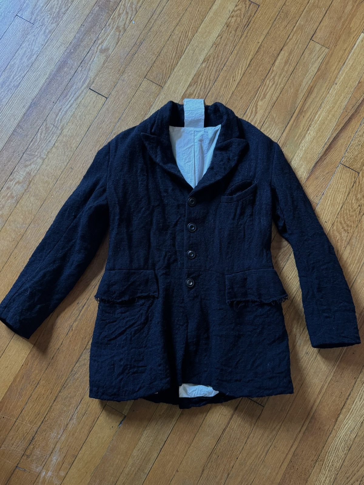 John Alexander Skelton Col. VI Black Wool Coat Size US S / EU 44-46 / 1 - 1 Thumbnail