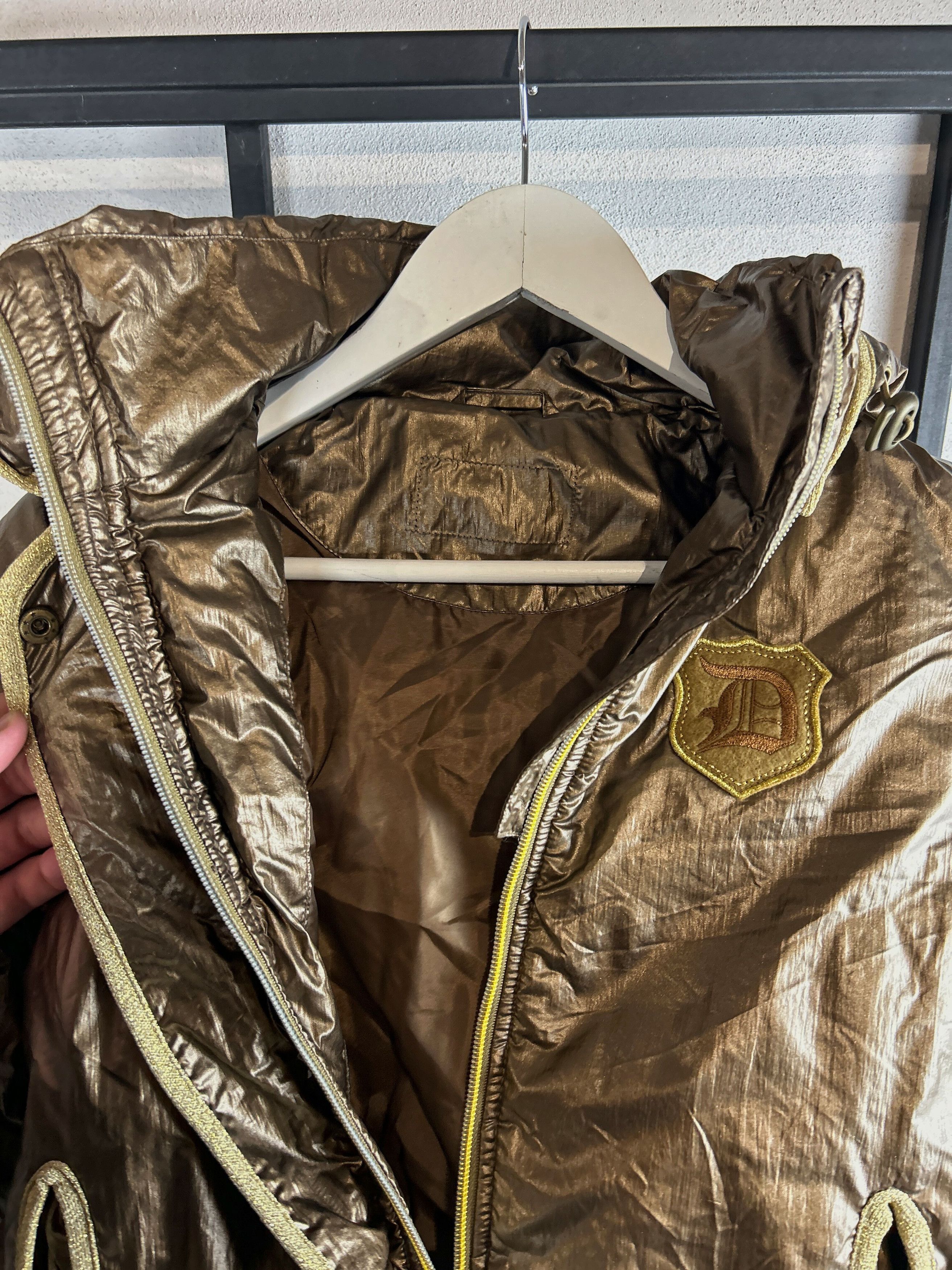 Japanese Brand Streetwera Japanese Opium Gold Melatic Color Hooded Jacket Size XS / US 0-2 / IT 36-38 - 7 Thumbnail