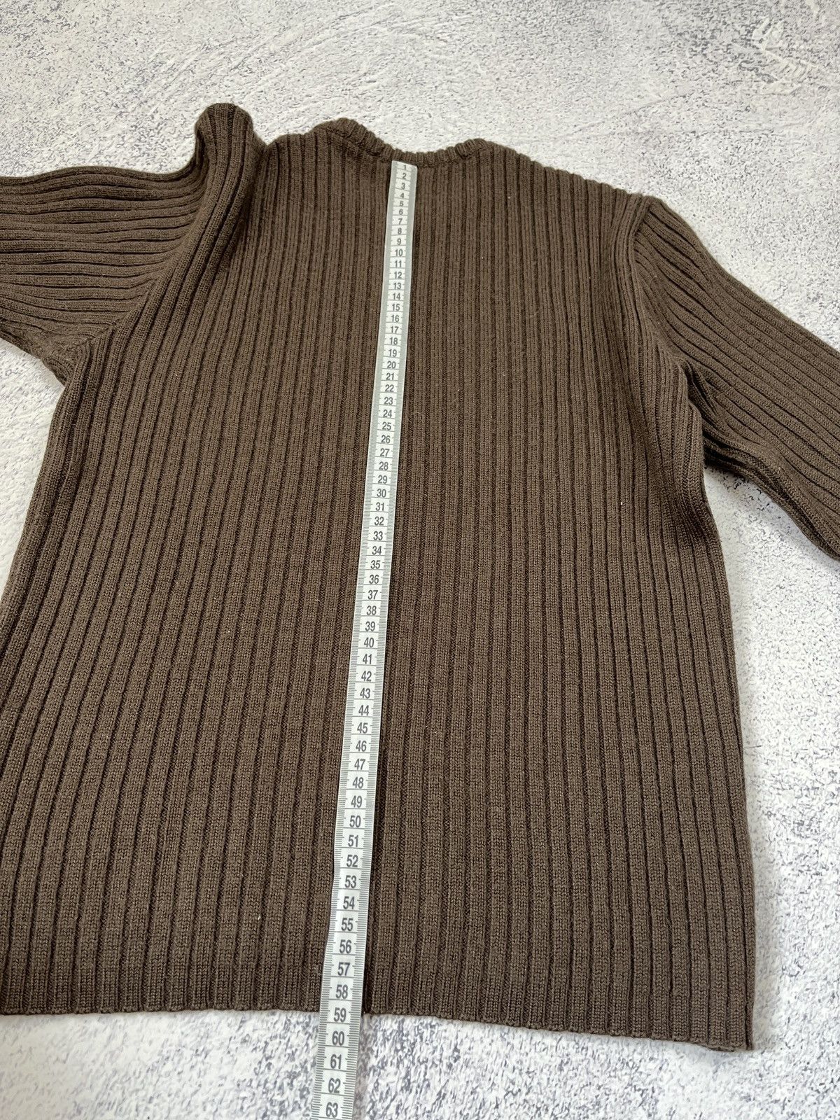 Dolce & Gabbana Vintage Y2K Dolce Gabbana Big Logo Avant Garde Knit Sweater Size US S / EU 44-46 / 1 - 11 Thumbnail