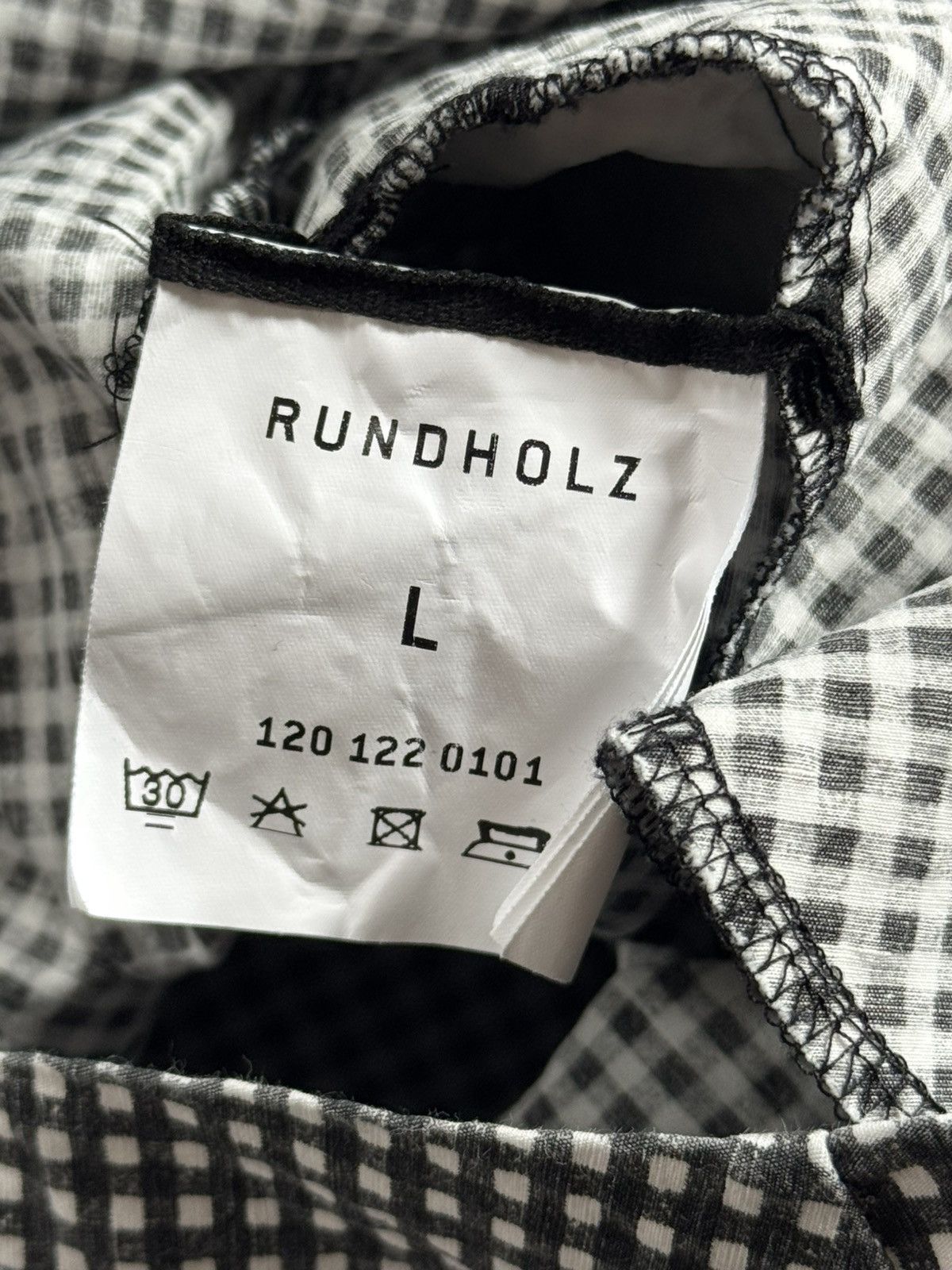Rundholz Rundholz Chekered relaxed harem pants chinos trousers baggy Size 27" / US 4 / IT 40 - 9 Thumbnail
