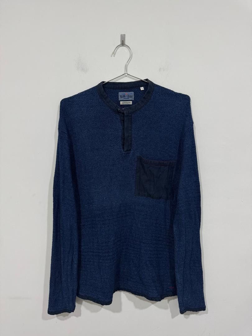Blue Blue Japan Blue Blue Japan Pure Indigo Long Sleeve Tee Size US M / EU 48-50 / 2 - 1 Thumbnail