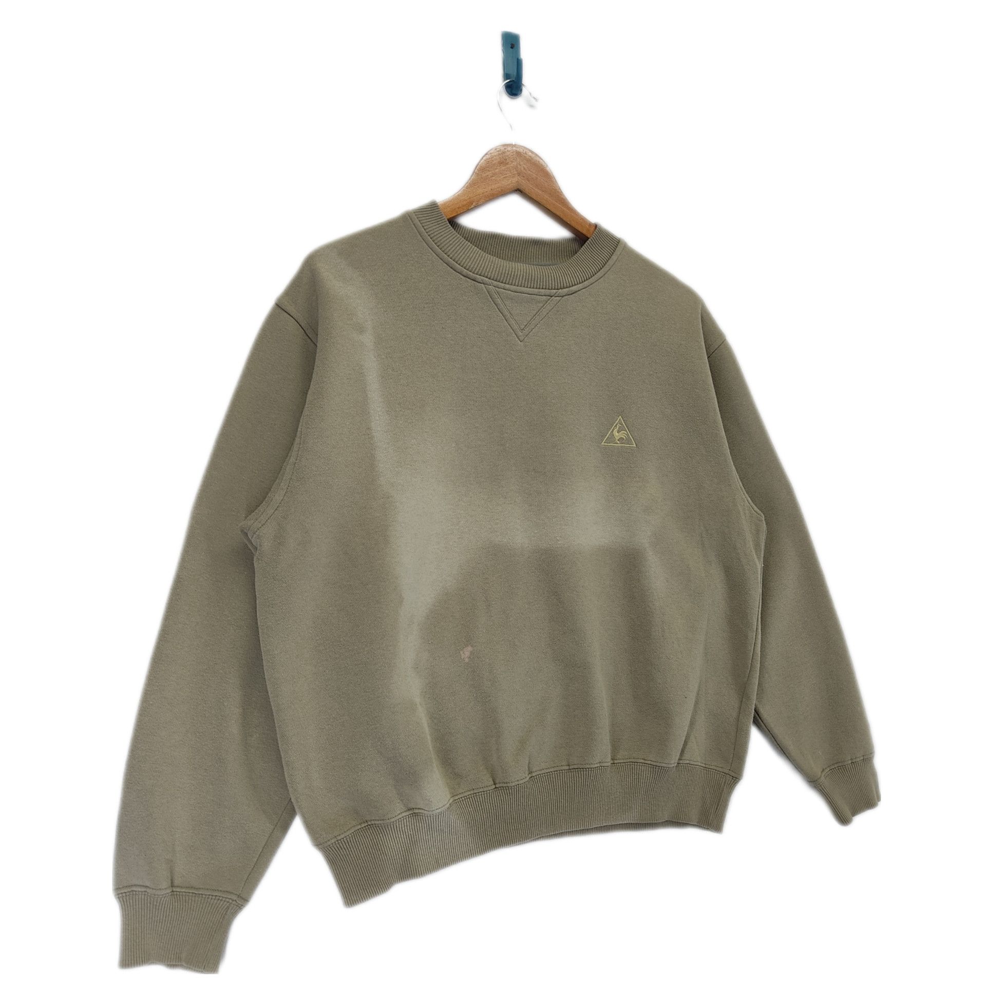 Le Coq Sportif Vintage Le Coq Sportif Sweatshirt Khaki Size US S / EU 44-46 / 1 - 6 Thumbnail