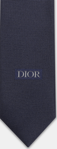 Dior o1w1db10525 Size : OS / 48C104 Charm Tie in Navy Blue Size ONE SIZE - 2 Thumbnail