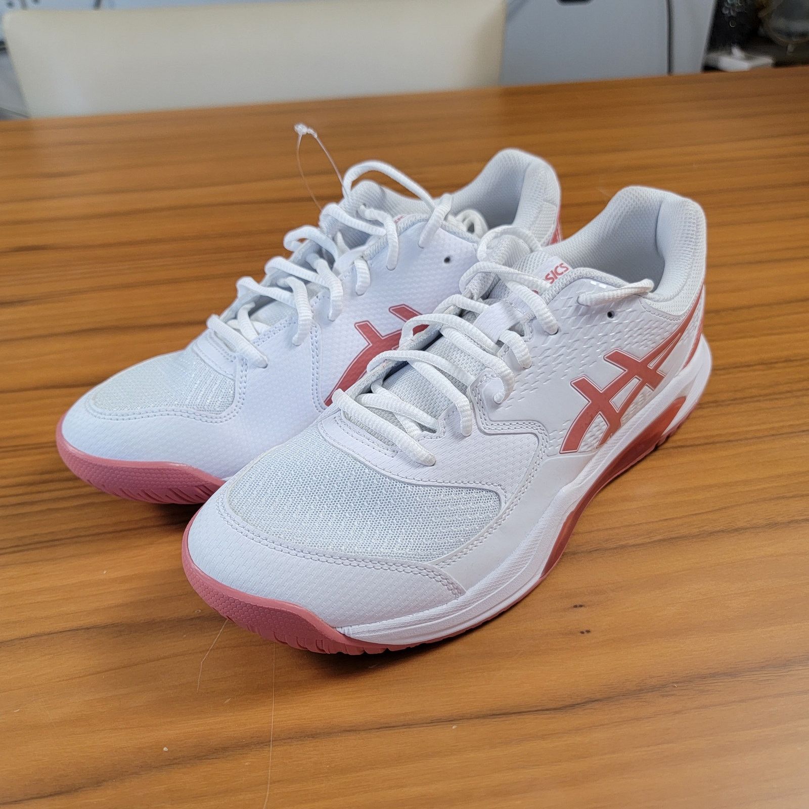 Asics ASICS Wmns Gel Dedicate 8 'White Light Garnet' Sz 10.5 Size US 10.5 / IT 40.5 - 1 Thumbnail
