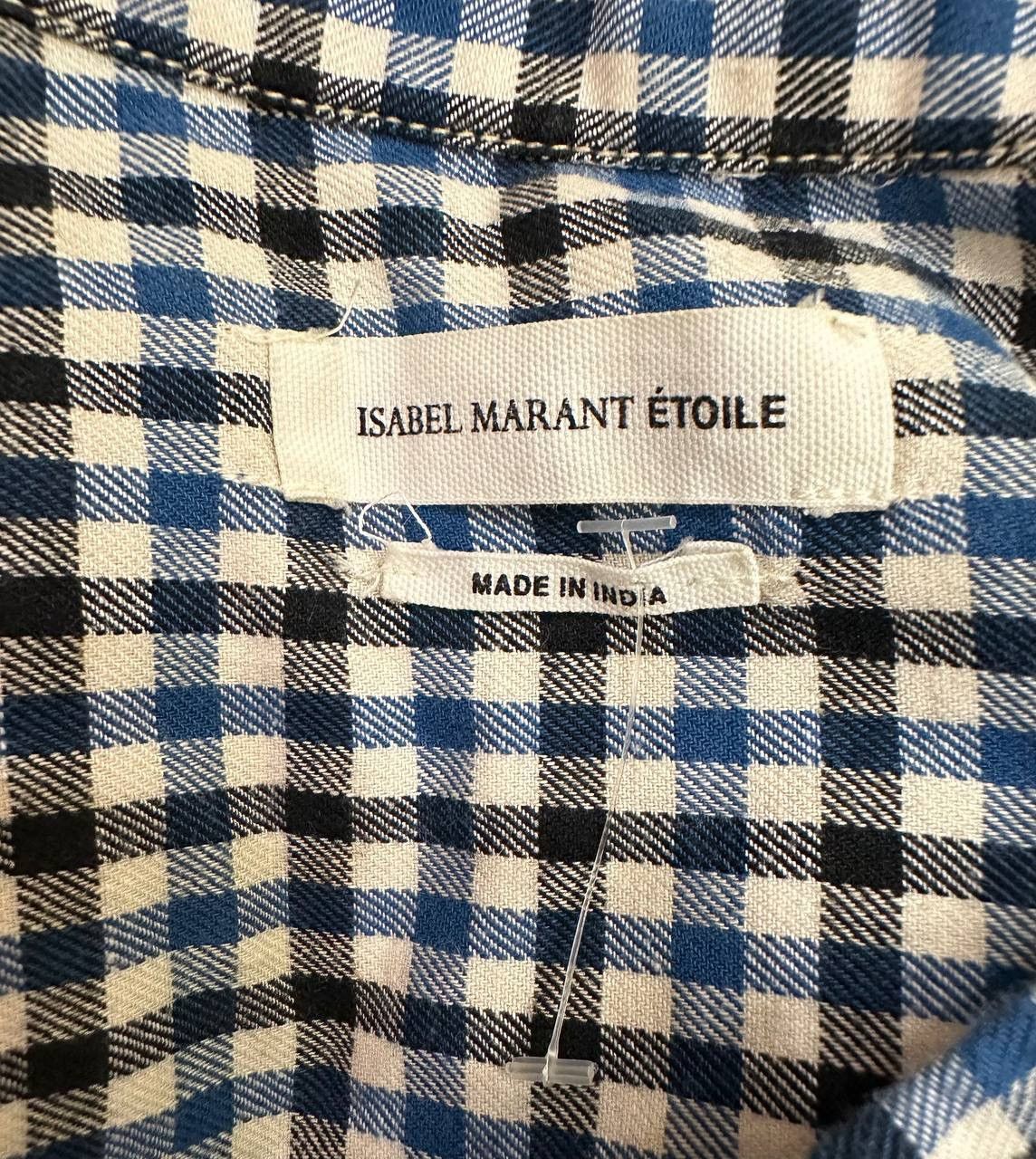Isabel Marant Etoile Isabel Marant Etoile Women's Plaid Check Cotton Shirt Size S Size S / US 4 / IT 40 - 3 Thumbnail