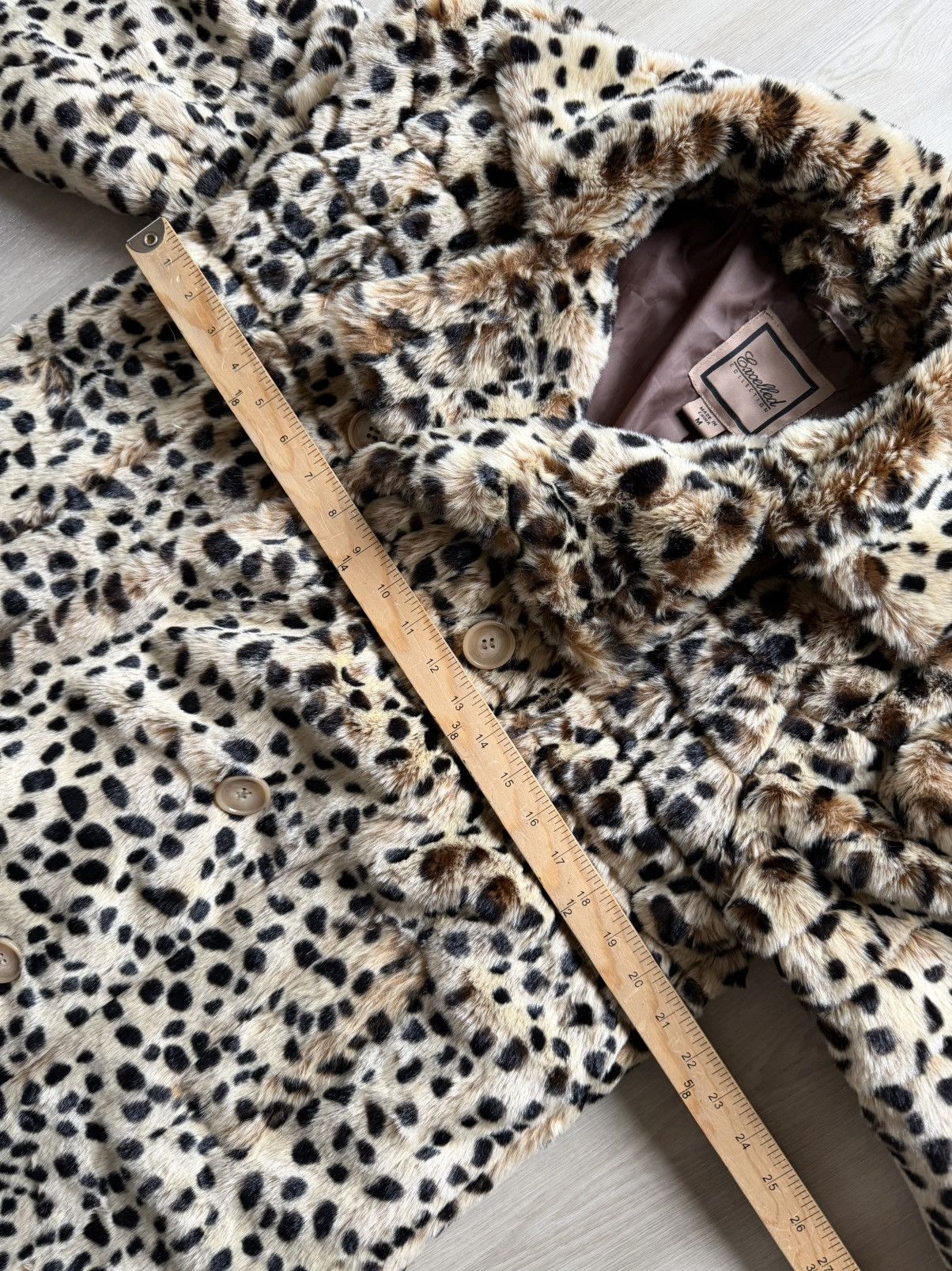 Vintage Vintage Excelled Collection Faux Fur Leopard Print Coat Sz M Size M / US 6-8 / IT 42-44 - 4 Thumbnail