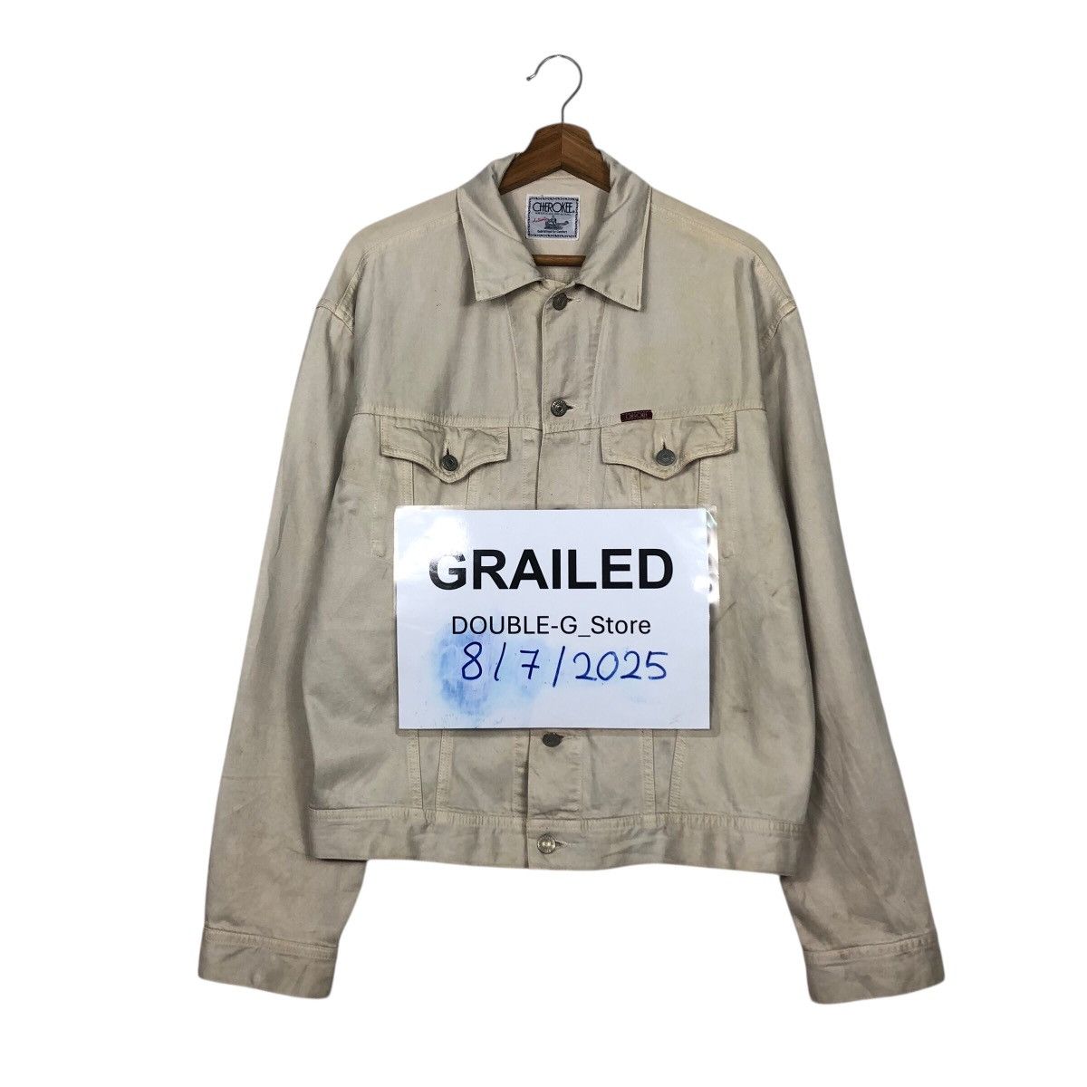 Vintage 📌Vintage Biker Chore Jacket Trucker Cherokee Issey Miyake Size US L / EU 52-54 / 3 - 1 Thumbnail