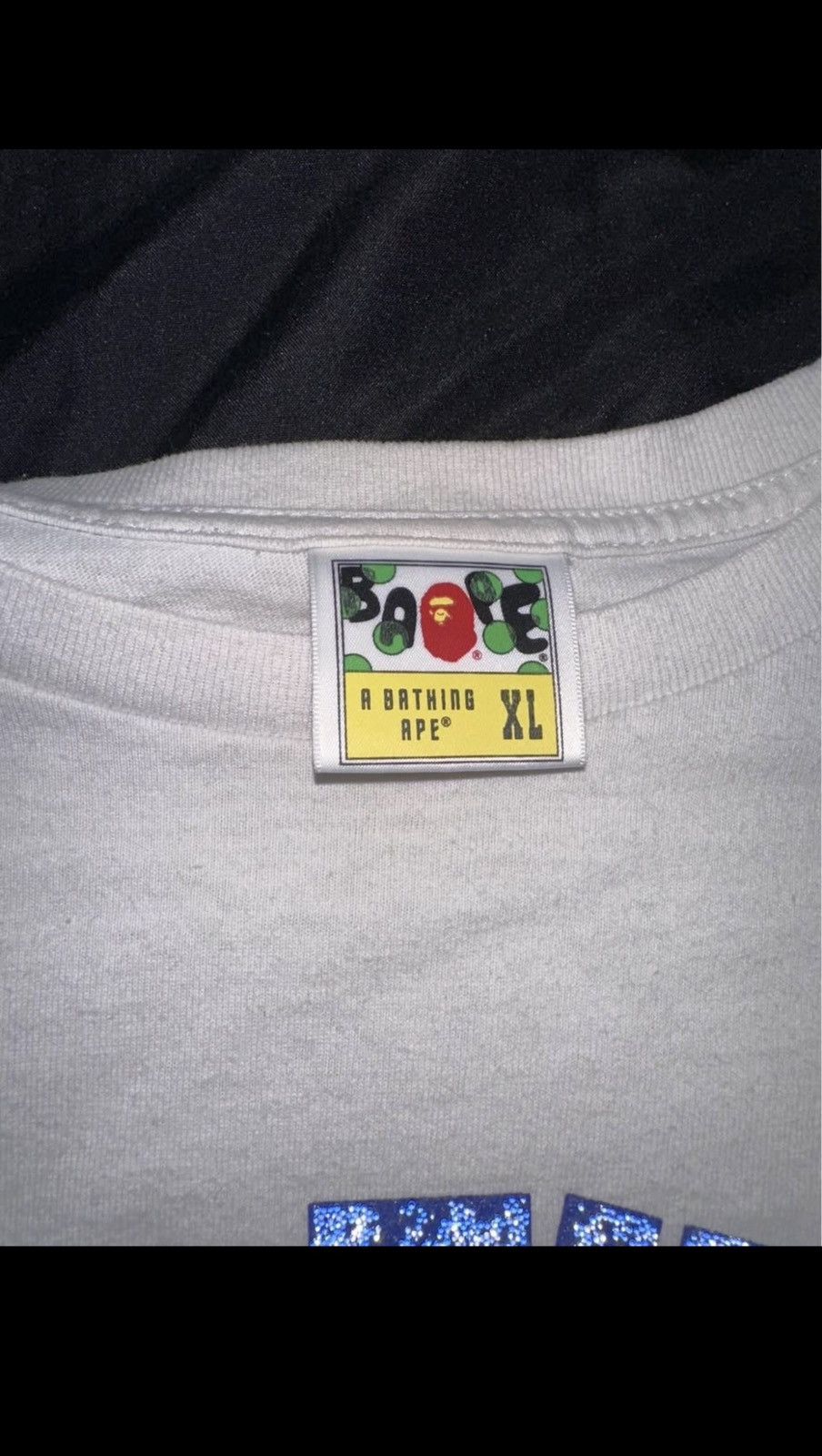 Bape × Swarovski Rare bape reflectived beaded t shirt Size US XL / EU 56 / 4 - 4 Thumbnail