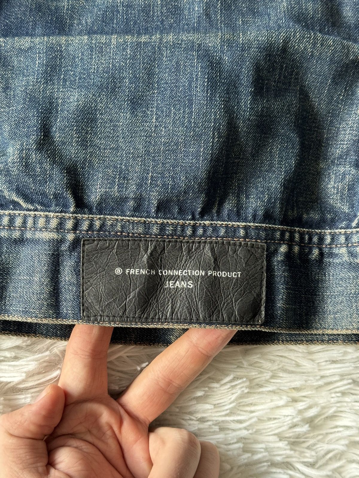 Hysteric Glamour Japanese Dyed Distressed Faded Washed Denim Trucker Jacket Size US M / EU 48-50 / 2 - 15 Thumbnail
