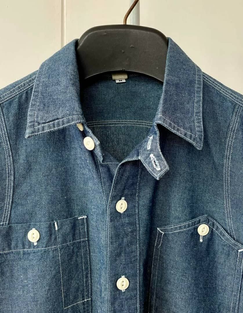 Japanese Brand 💥Unnamed inspire Japanese harajuku streetwear Chambray Size US M / EU 48-50 / 2 - 6 Thumbnail