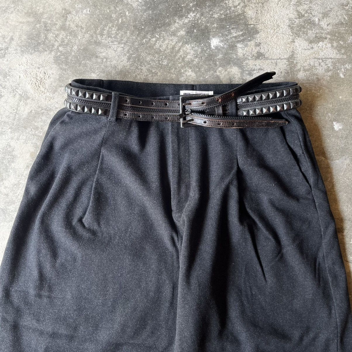 If Six Was Nine FUGA FULL ZIPPER STUDED BELT Size 32 - 3 Thumbnail