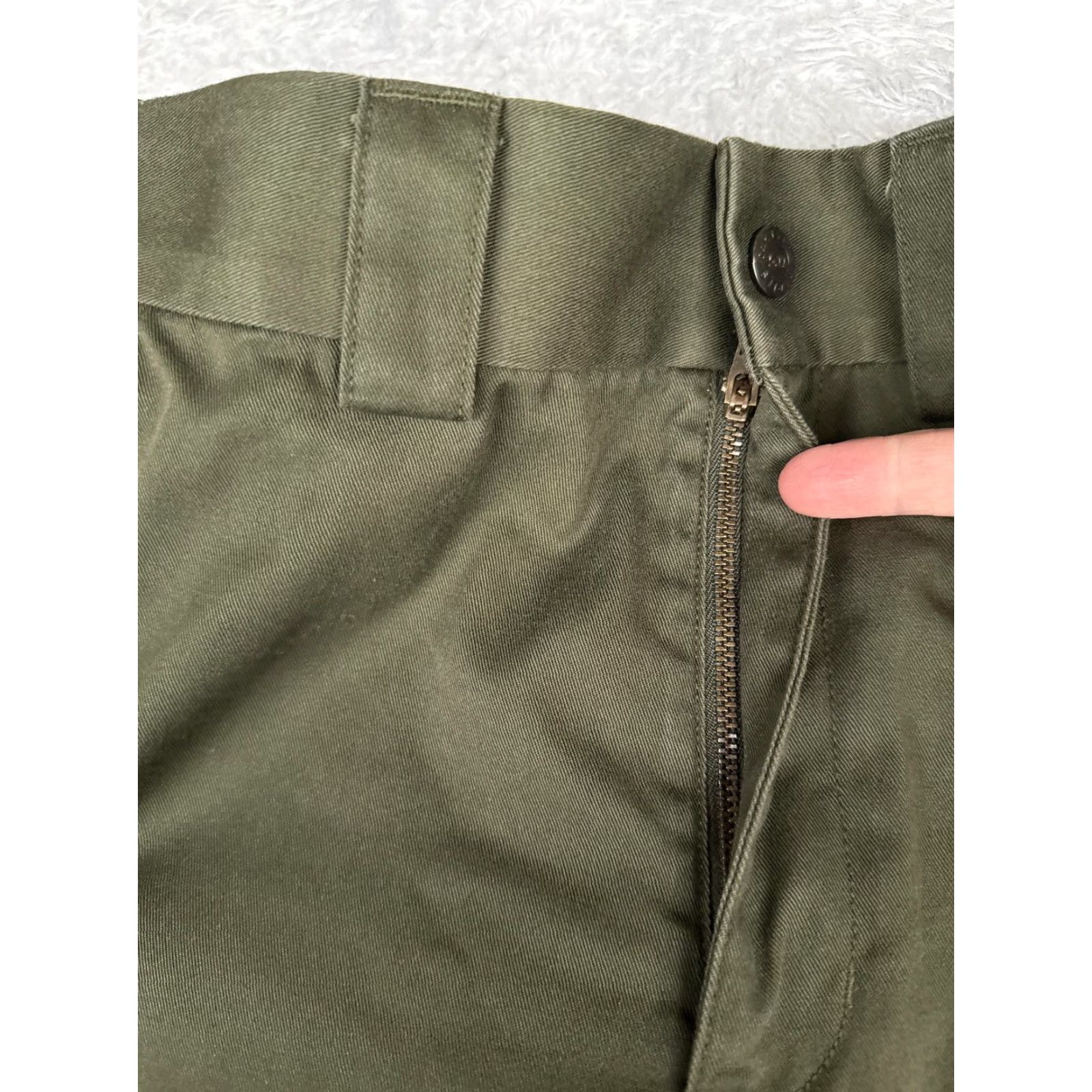 Vintage 5.11 Tactical Series Pants Mens 30x31 Green Polyester Cotton Uniform Tactical Chino Regular Straight Front Pocket 5-Pocket Design USA Men Size US 30 / EU 46 - 5 Thumbnail