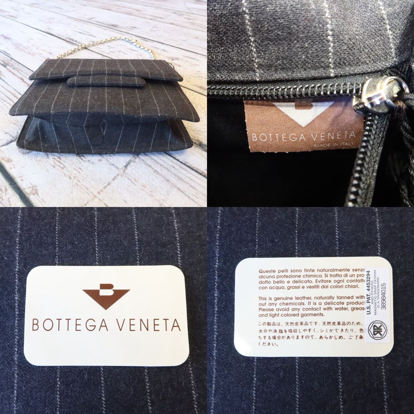 Bottega Veneta VINTAGE Bottega Veneta Purse Shoulder Bag Womens Black XS? Size ONE SIZE - 9 Thumbnail