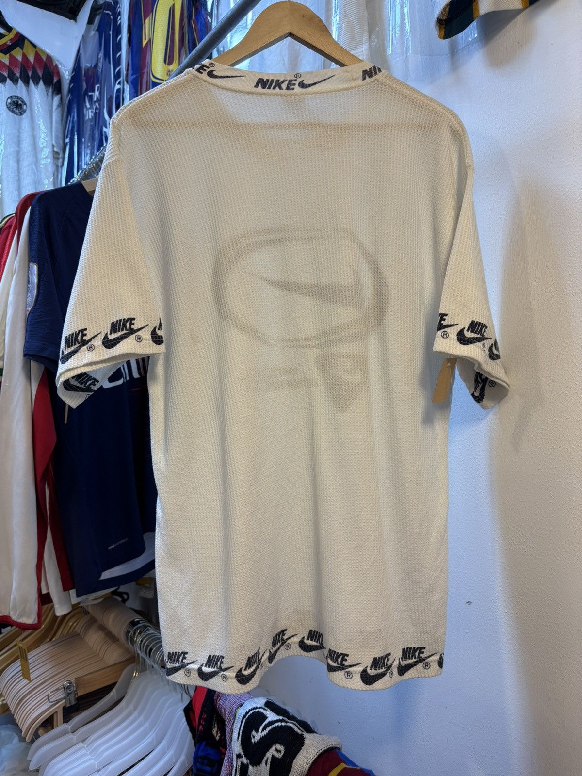 Nike Vintage 90s Nike Spell Out Big Logo T-Shirt Size US XXL / EU 58 / 5 - 4 Thumbnail