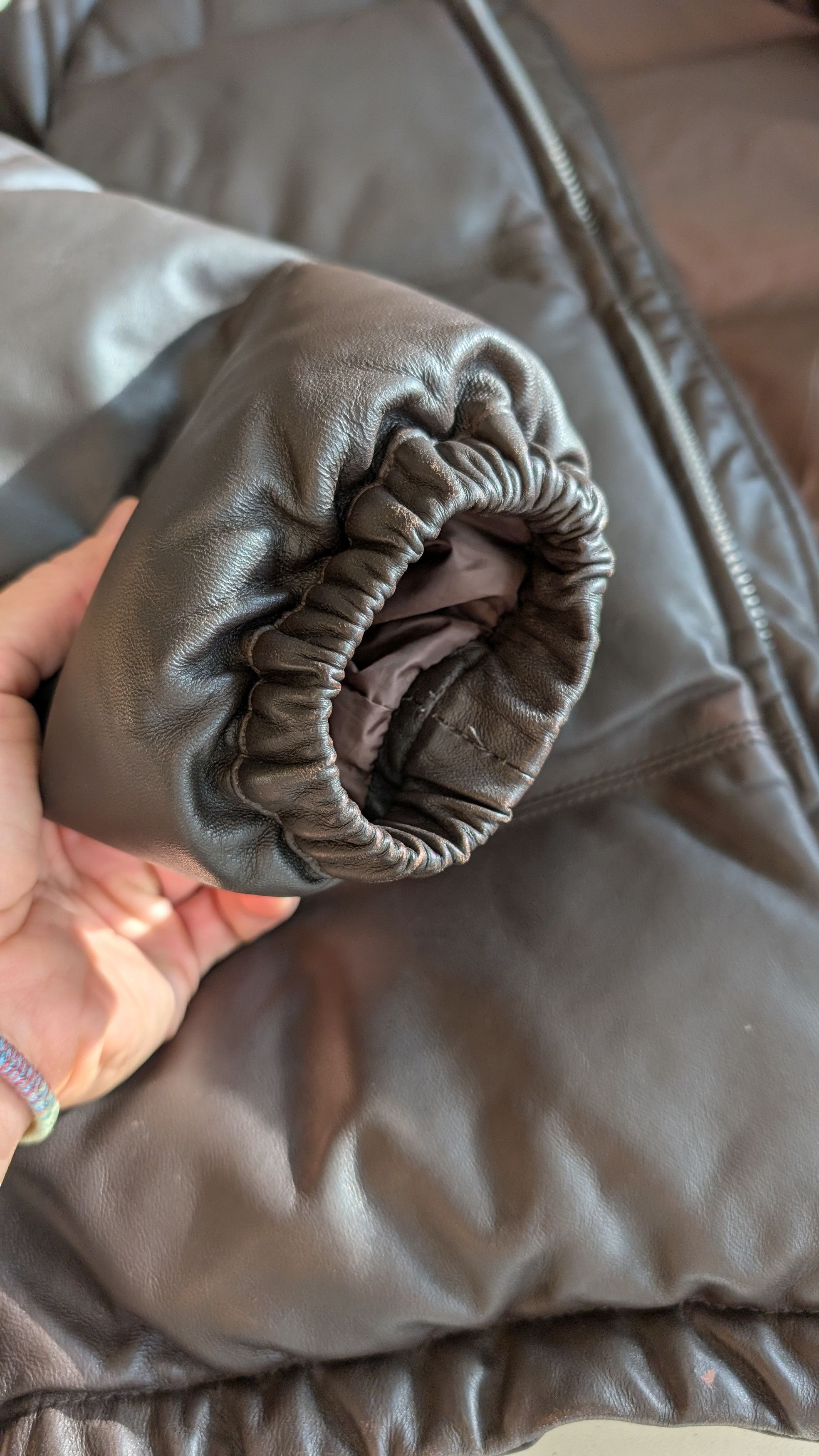 Neighborhood Neighborhood Japan Leather Down Jacket 2017AW Size US S / EU 44-46 / 1 - 12 Thumbnail
