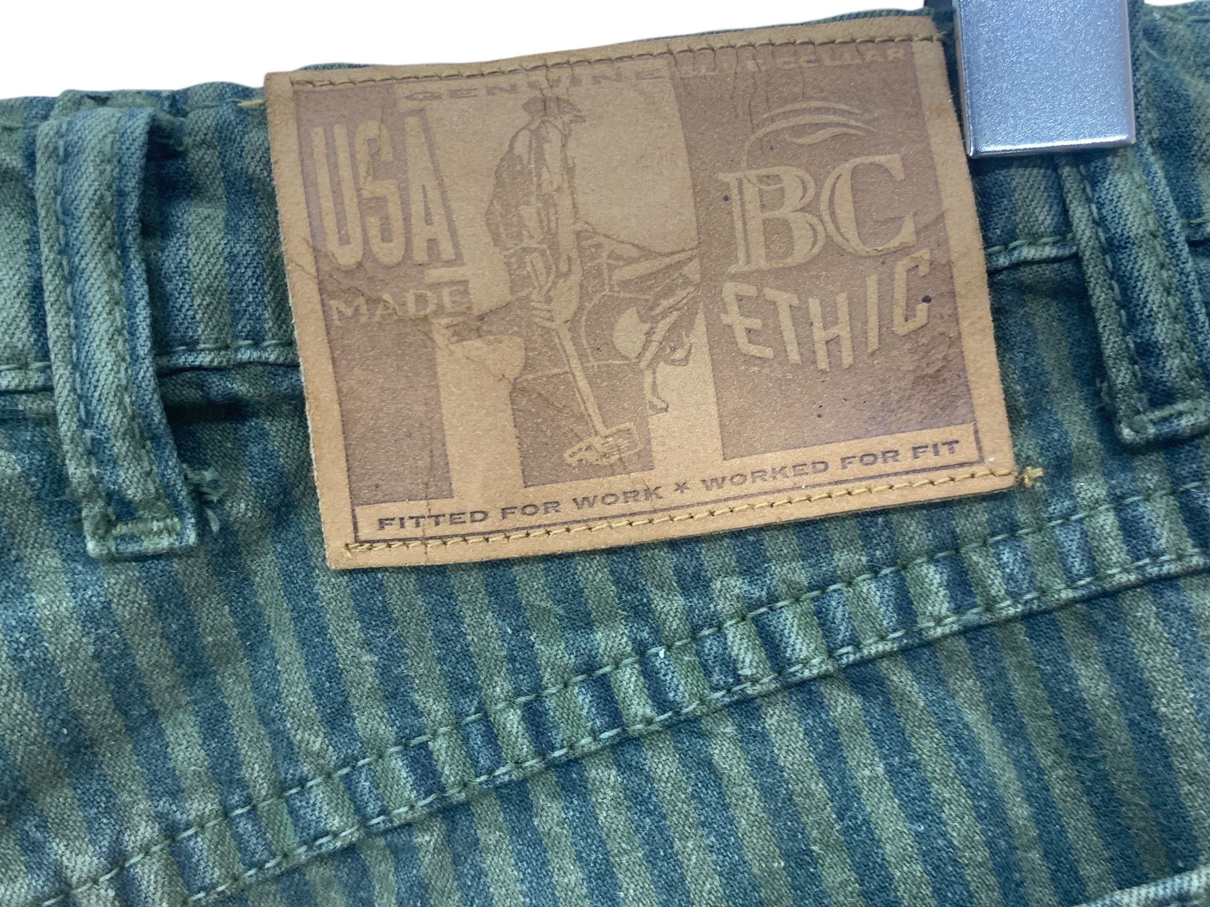 Japanese Brand Utility Carpenter Jeans Hickory Skateboard Pants Size US 28 / EU 44 - 8 Thumbnail