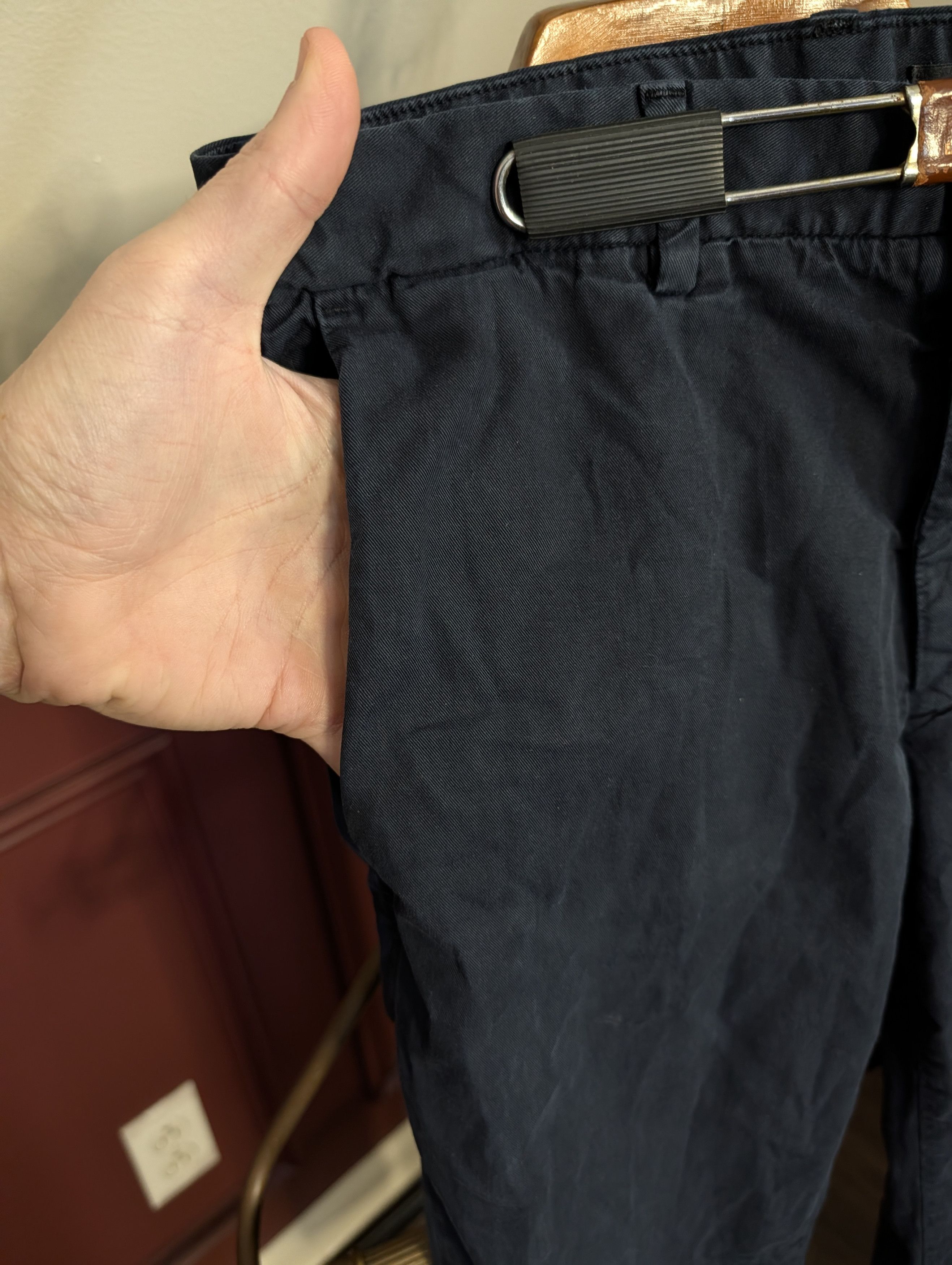 Theory Navy blue SOFT cotton chino pants 28.75" waist Size US 28 / EU 44 - 5 Thumbnail