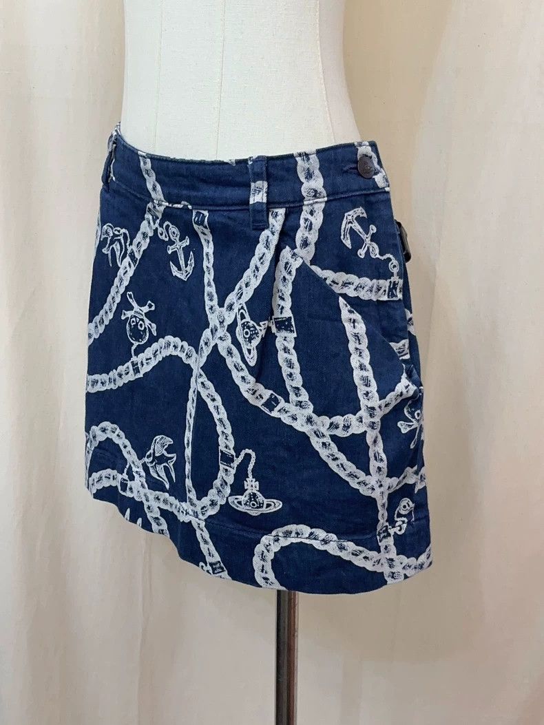 Vivienne Westwood Vivienne Westwood size2 Skull cowboy low waist skirt Size 25" / US 0 / IT 36 - 4 Thumbnail