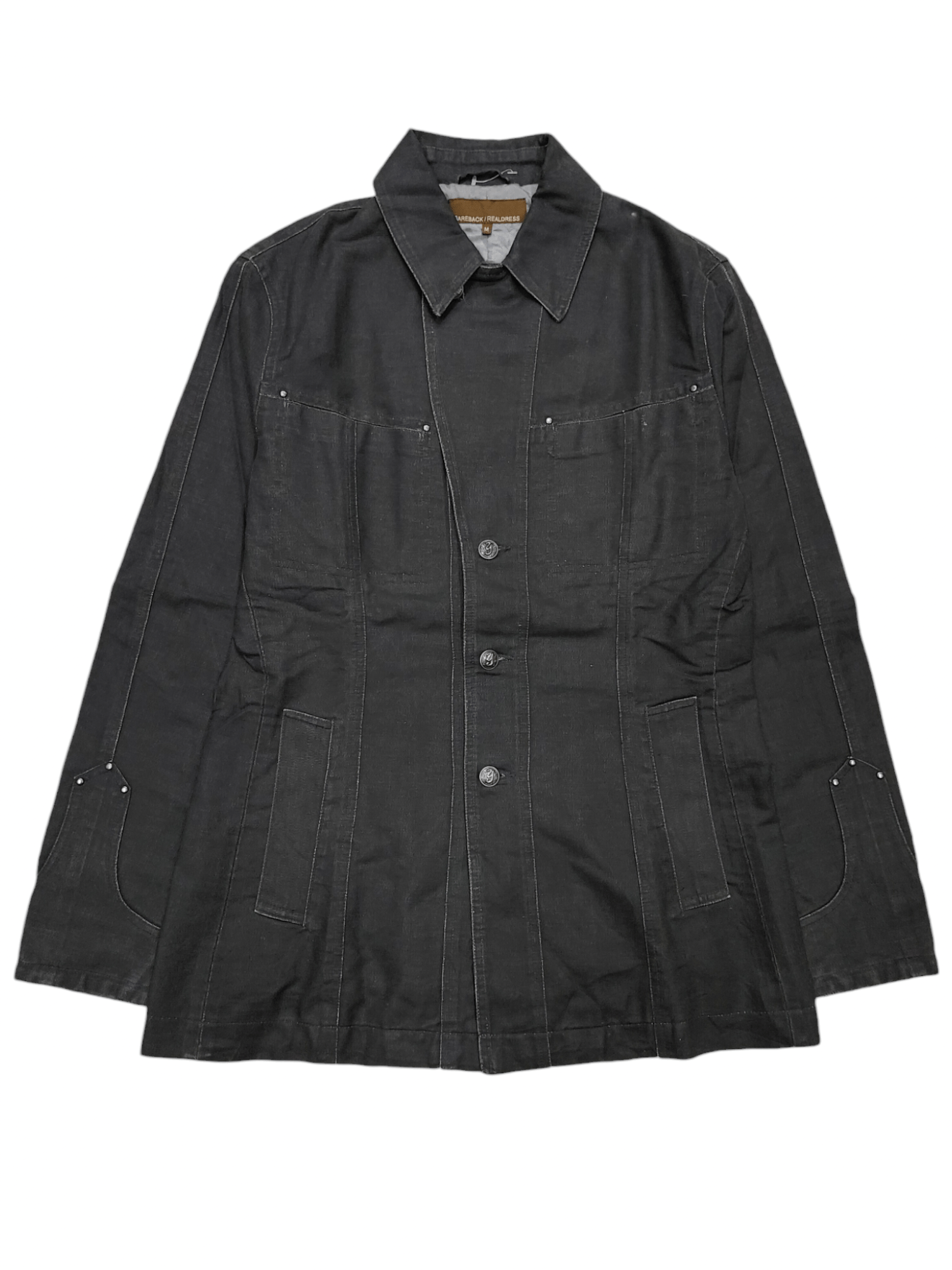 Japanese Brand Bareback/Realdress🇯🇵 Minimal Tailored Workwear Jacket Size US M / EU 48-50 / 2 - 1 Thumbnail
