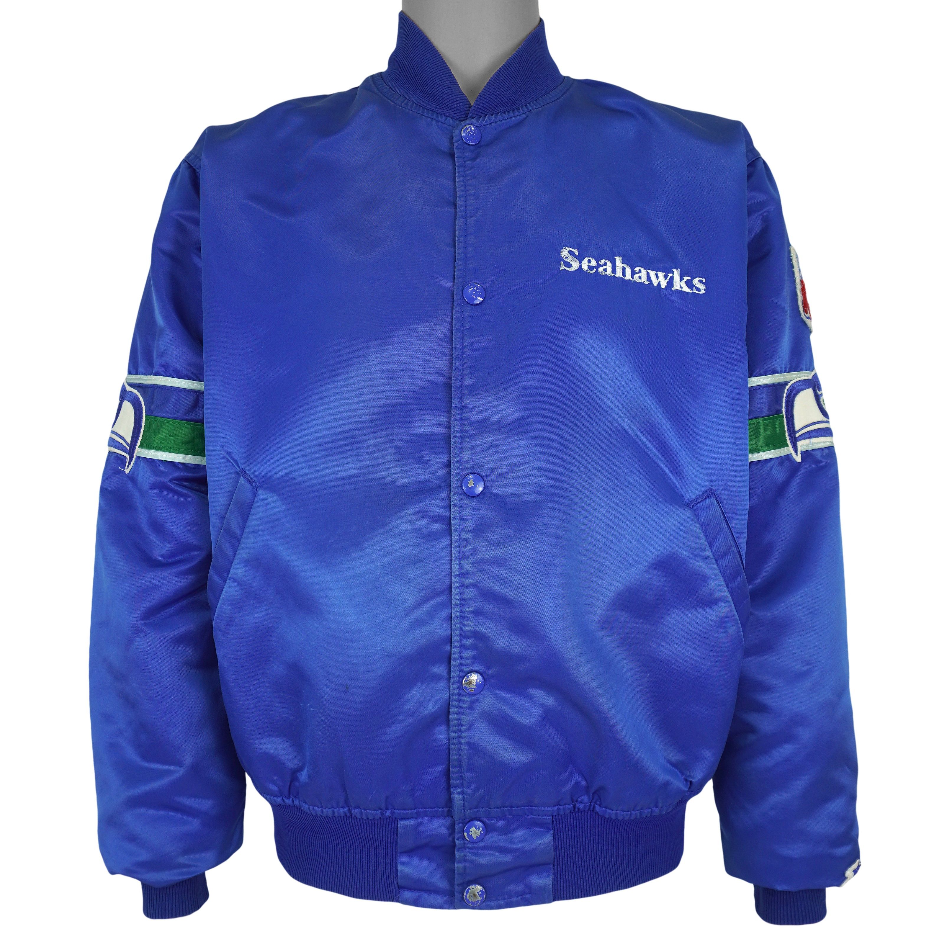 Starter Pro Line - Seattle Seahawks Satin Jacket 1980s Size US L / EU 52-54 / 3 - 1 Thumbnail