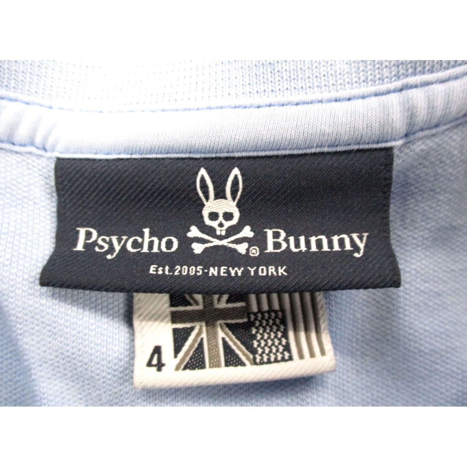 Psycho Bunny Psycho Bunny Polo Shirt Mens S Blue Logo Classic Polo Shirt Stetch Golf Preppy Casual Christmas) Size US S / EU 44-46 / 1 - 7 Thumbnail