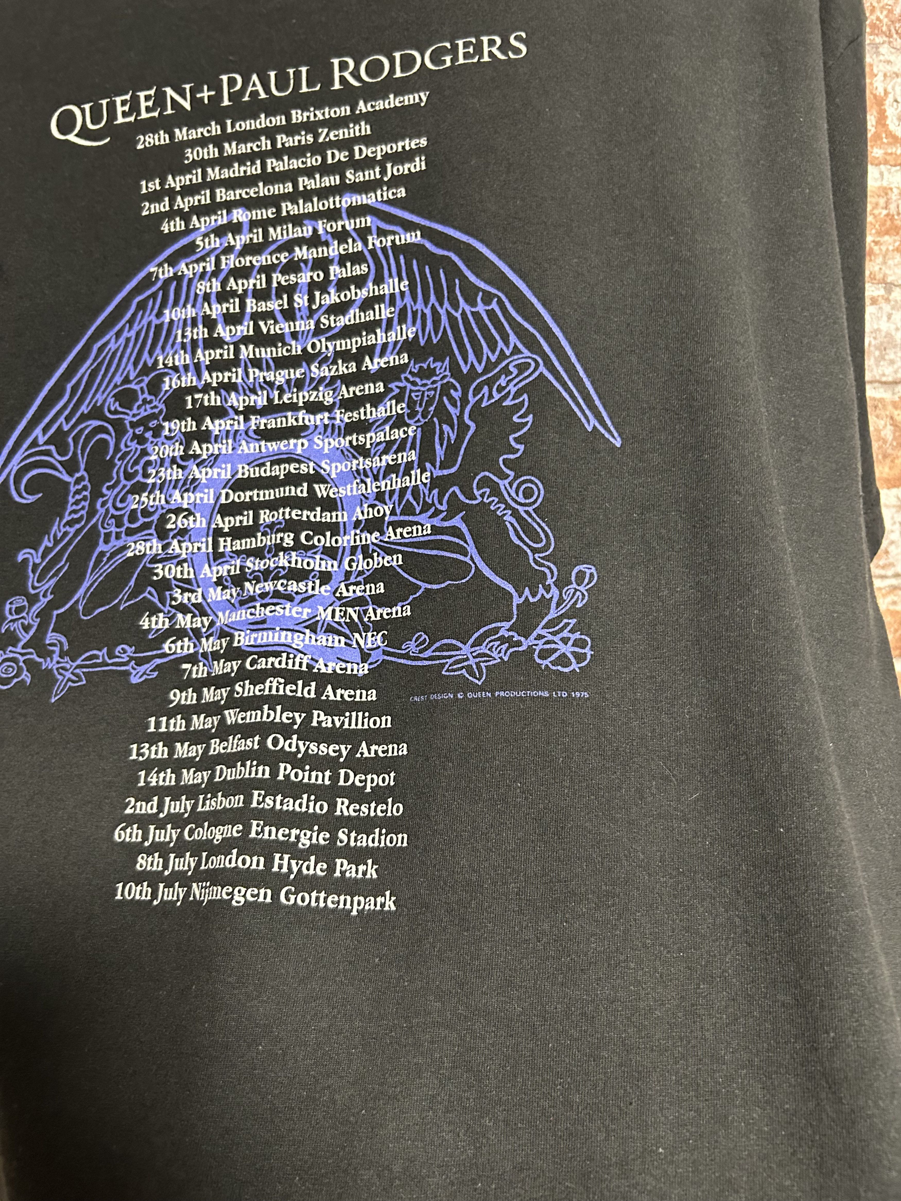 Band Tees Vintage 2000s Queen Paul Rogers Tour Rock Band T-shirt Size US L / EU 52-54 / 3 - 9 Thumbnail