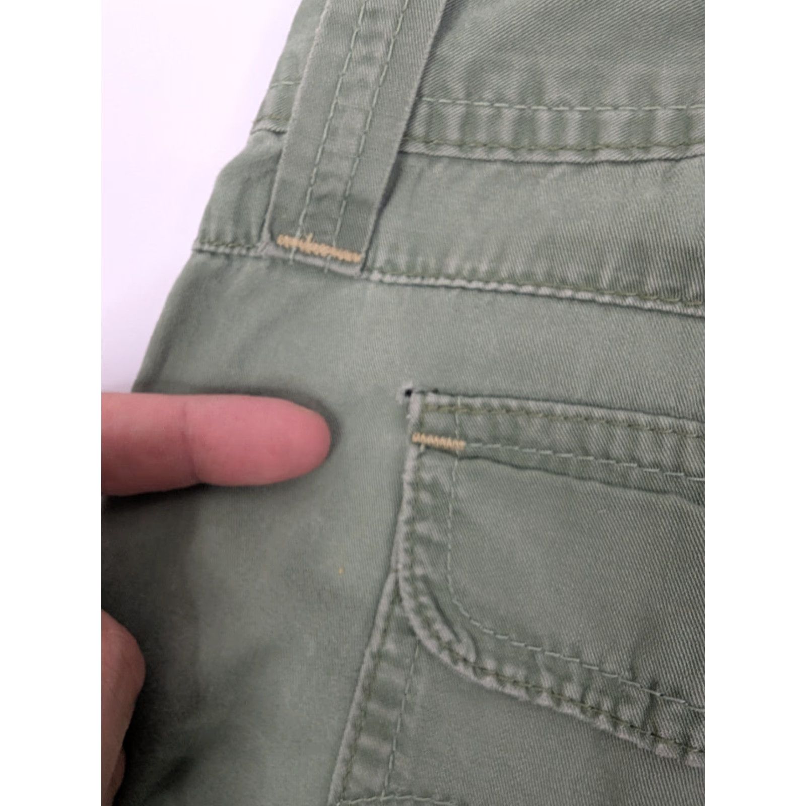 Levi's Levi's Green Twills Pants Baggy Mid Rise Straight Leg Women's Size 10 - Levi's Pants - Green - Twill - Mid Rise - Straight - 10 - Women - Size 10 Size 32" / US 10 / IT 46 - 2 Thumbnail