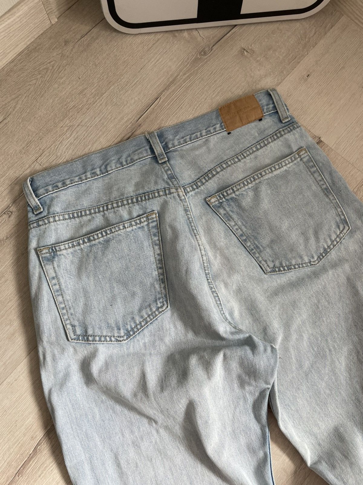 Designer × Weekday Pant Weekday Space Denim Astro Jeans Rela Straight 29x32 Y2k Size US 30 / EU 46 - 5 Thumbnail