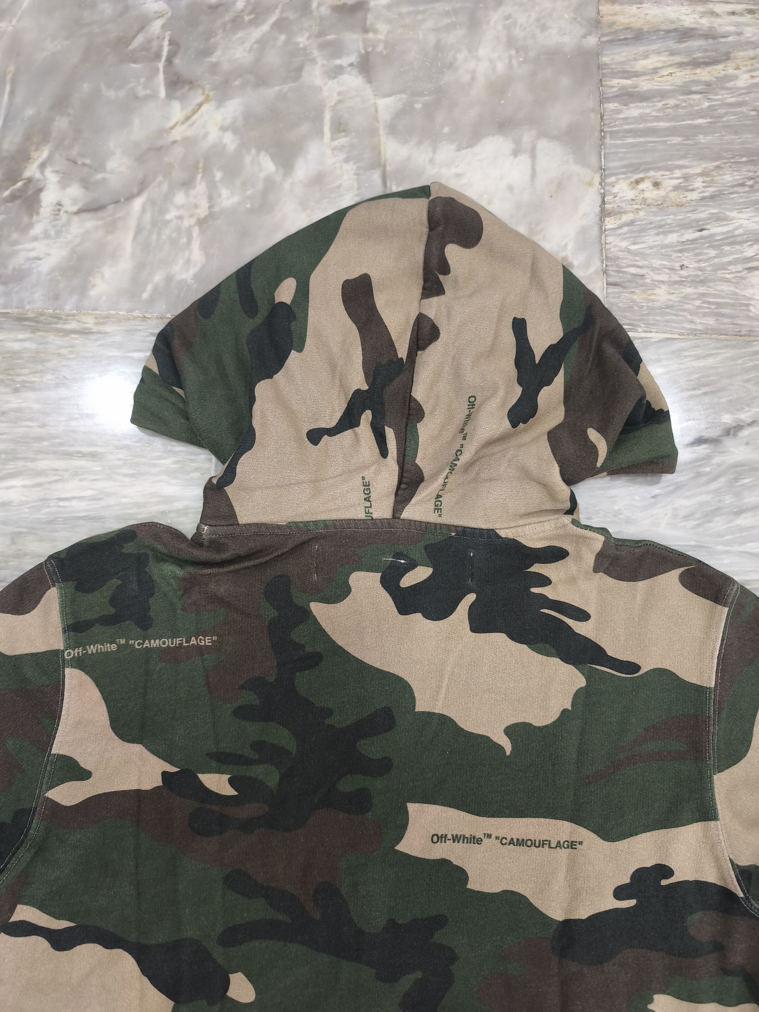 Off-White OFF WHITE Camouflage Cotton Zipped Hooded Size US S / EU 44-46 / 1 - 9 Thumbnail
