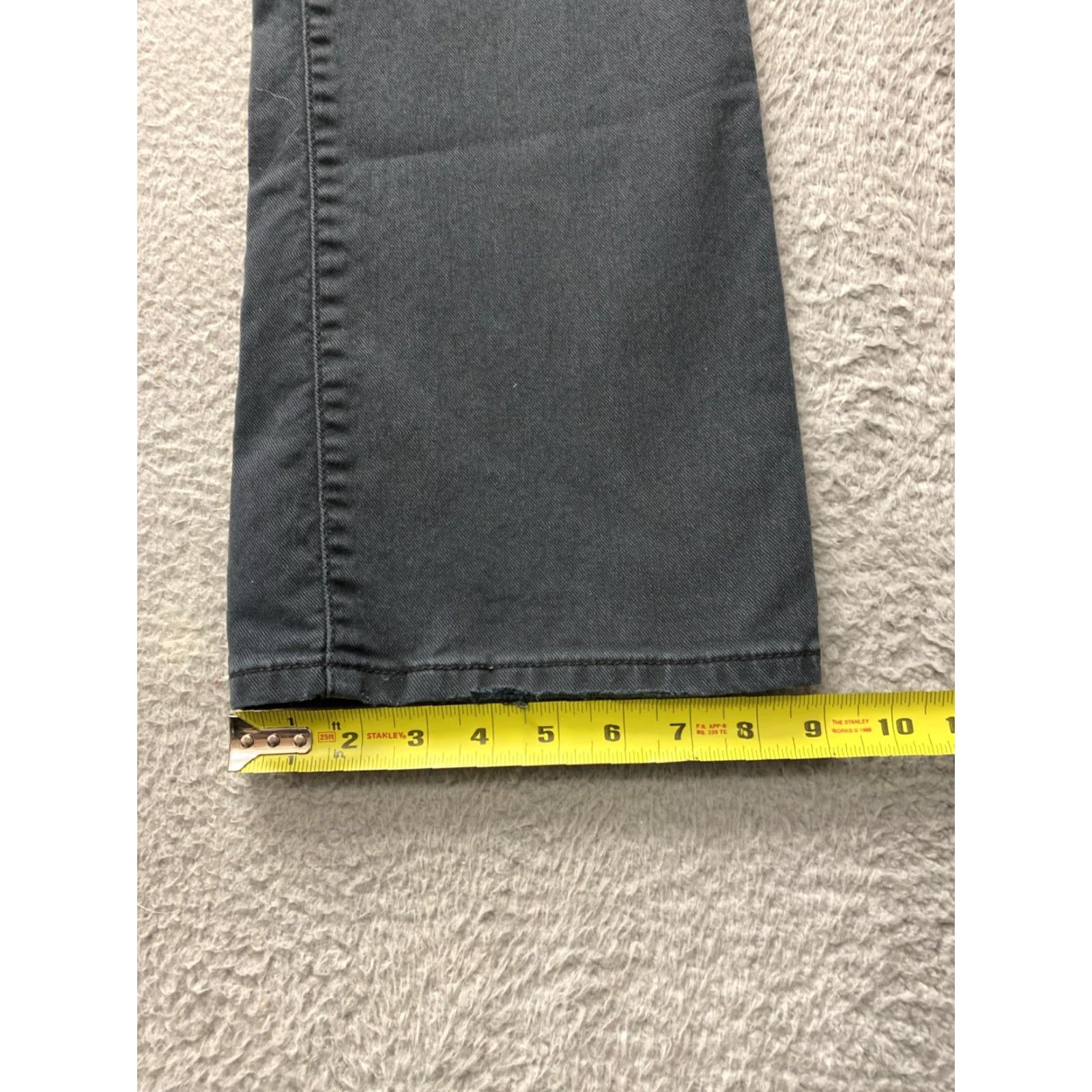 Levi's VINTAGE Levi's 550 Jeans Womens 10 M Faded Black Bootcut Denim 5-Pocket Zip Mid Rise Slim Size 32" / US 10 / IT 46 - 6 Thumbnail