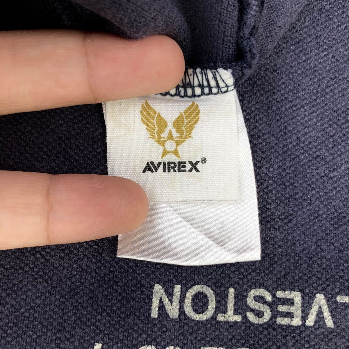 Avirex Vintage AVIREX USN TOMCAT US Navy Dallas Polo Size L / US 10 / IT 46 - 11 Thumbnail