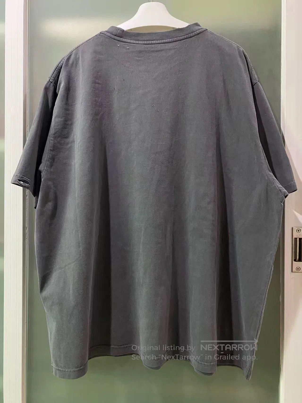 WE11DONE we11done Washed Art Letter Tee. Size US XL / EU 56 / 4 - 2 Thumbnail