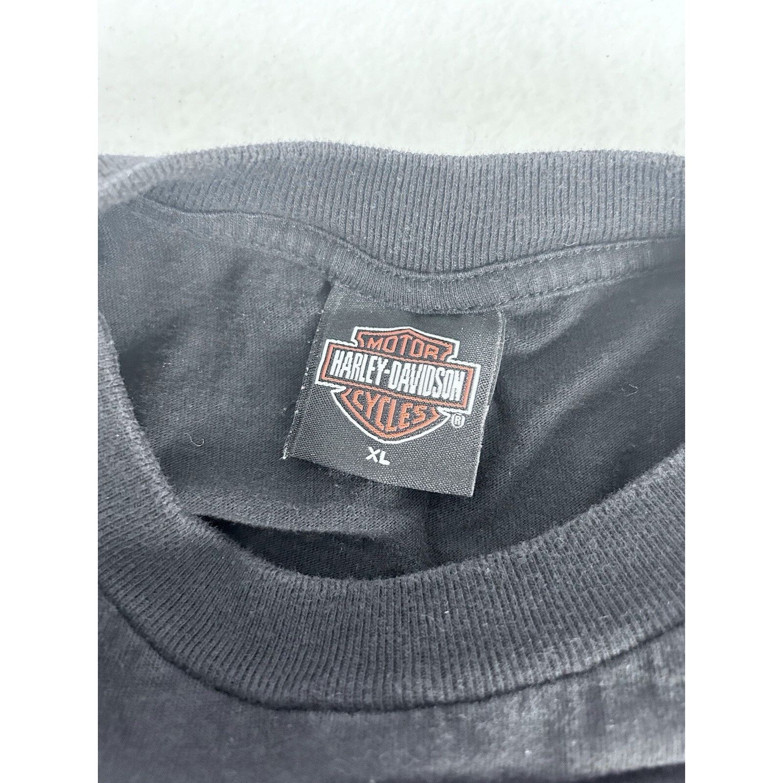 Harley Davidson Harley Davidson Flames Logo XL Shirt Texas Eagle Back Black Size US XL / EU 56 / 4 - 3 Thumbnail